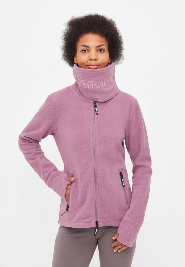 bench-funnel-damen-fleecejacke-steel-grey-glitter image 6