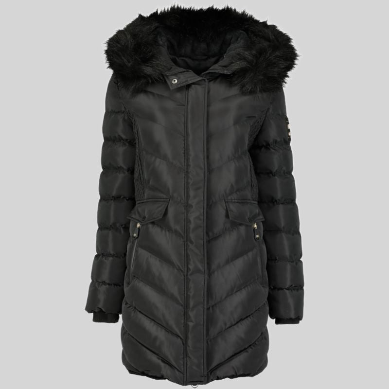 geographical-norway-augustine-long-damen-parka-schwarz-fell image 1