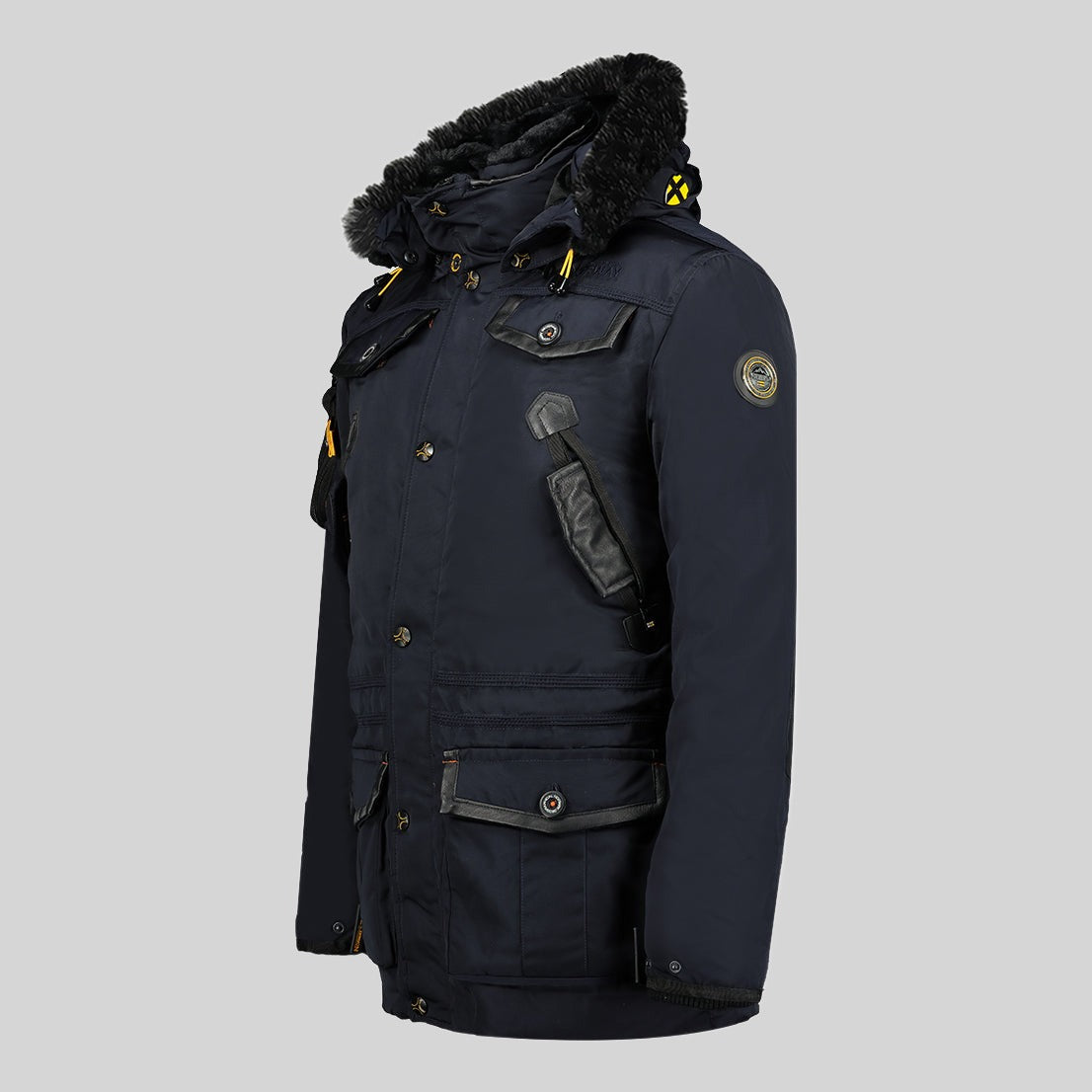 geographical-norway-acrobate-parka-herren-schwarz-outdoor image 4