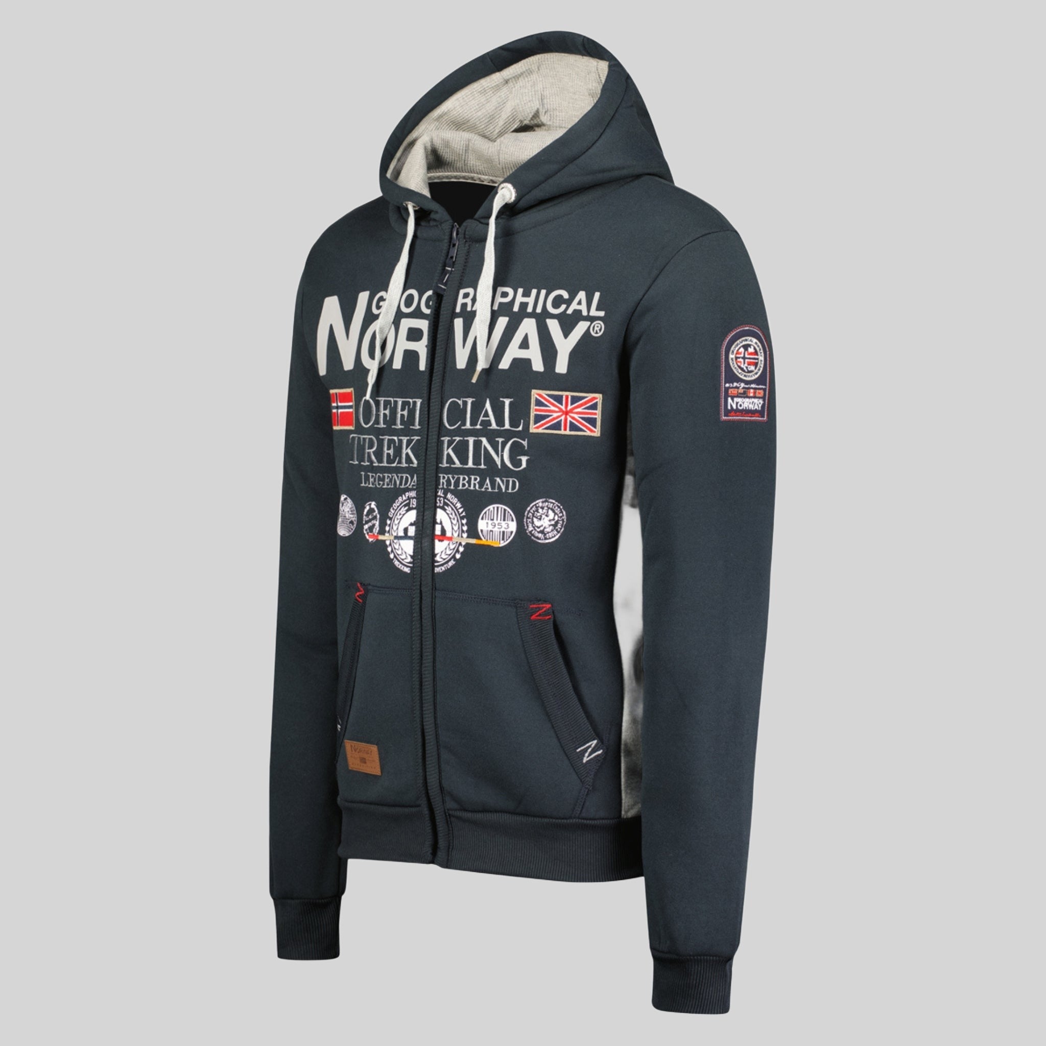 geographical-norway-gafont-herren-zip-hoodie-schwarz image 7