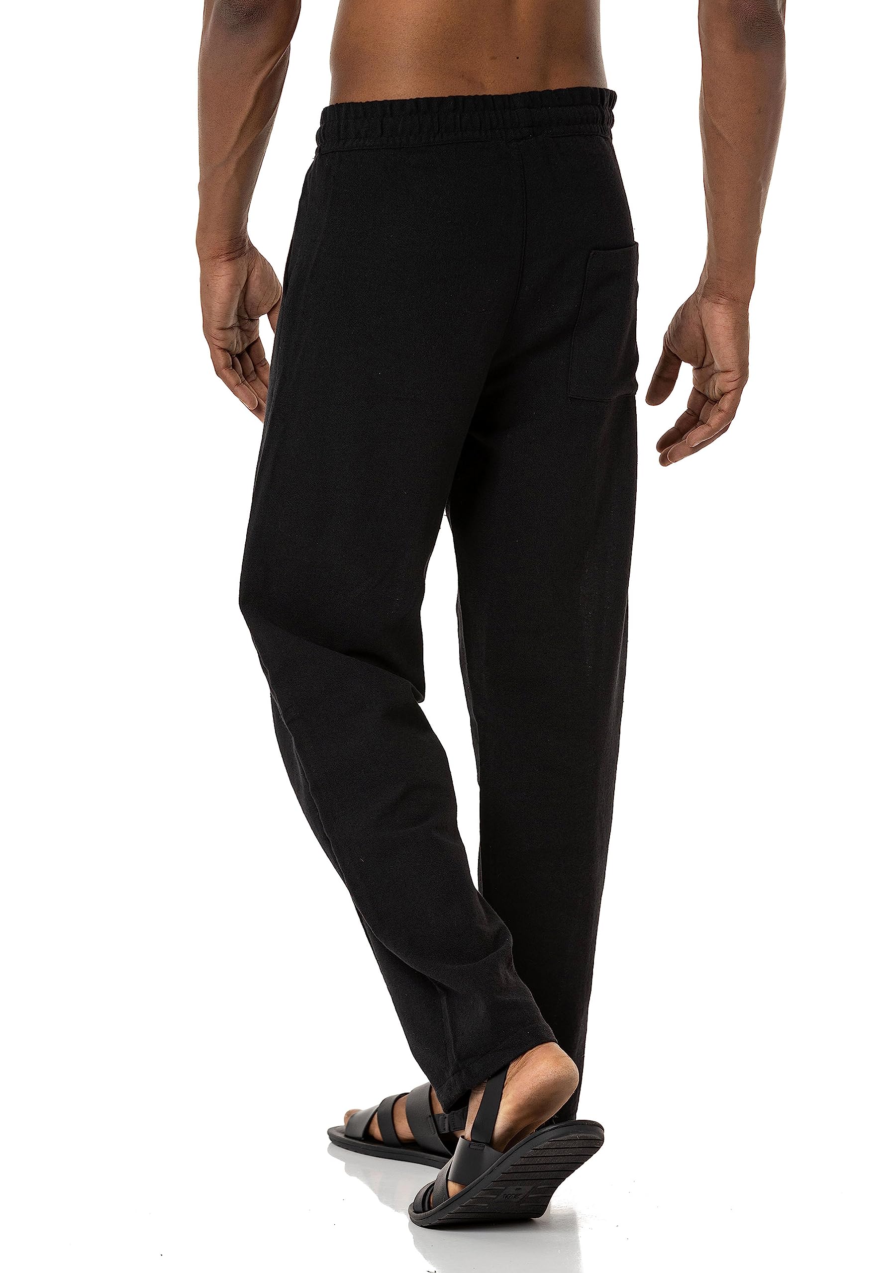 redbridge-hosen-herren-leinenhose-ecru-weit-m4319 image 4