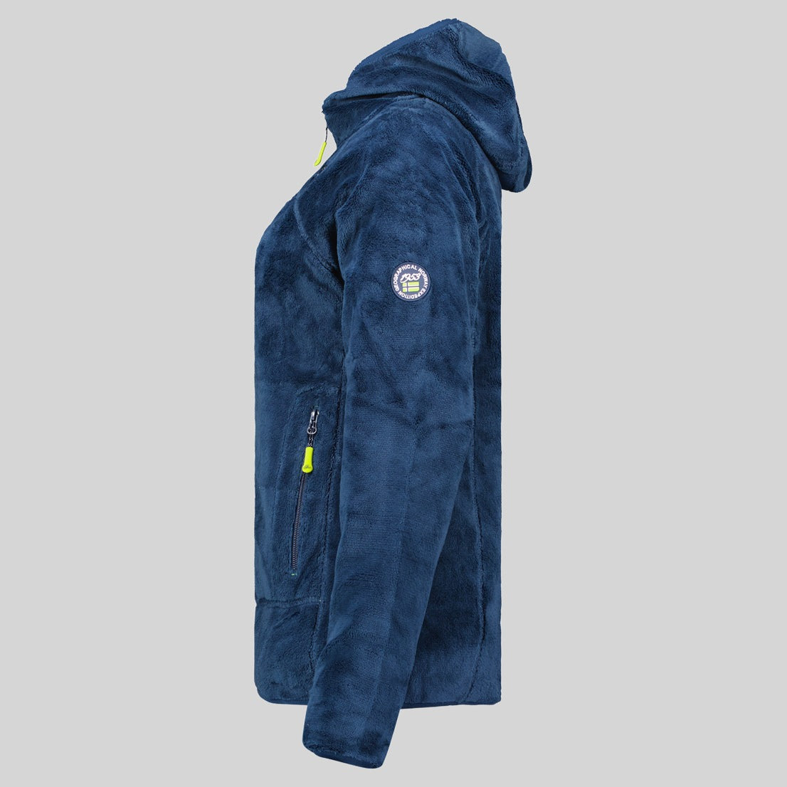 geographical-norway-upalood-fleecejacke-damen-marine-mit-kapuze image 5