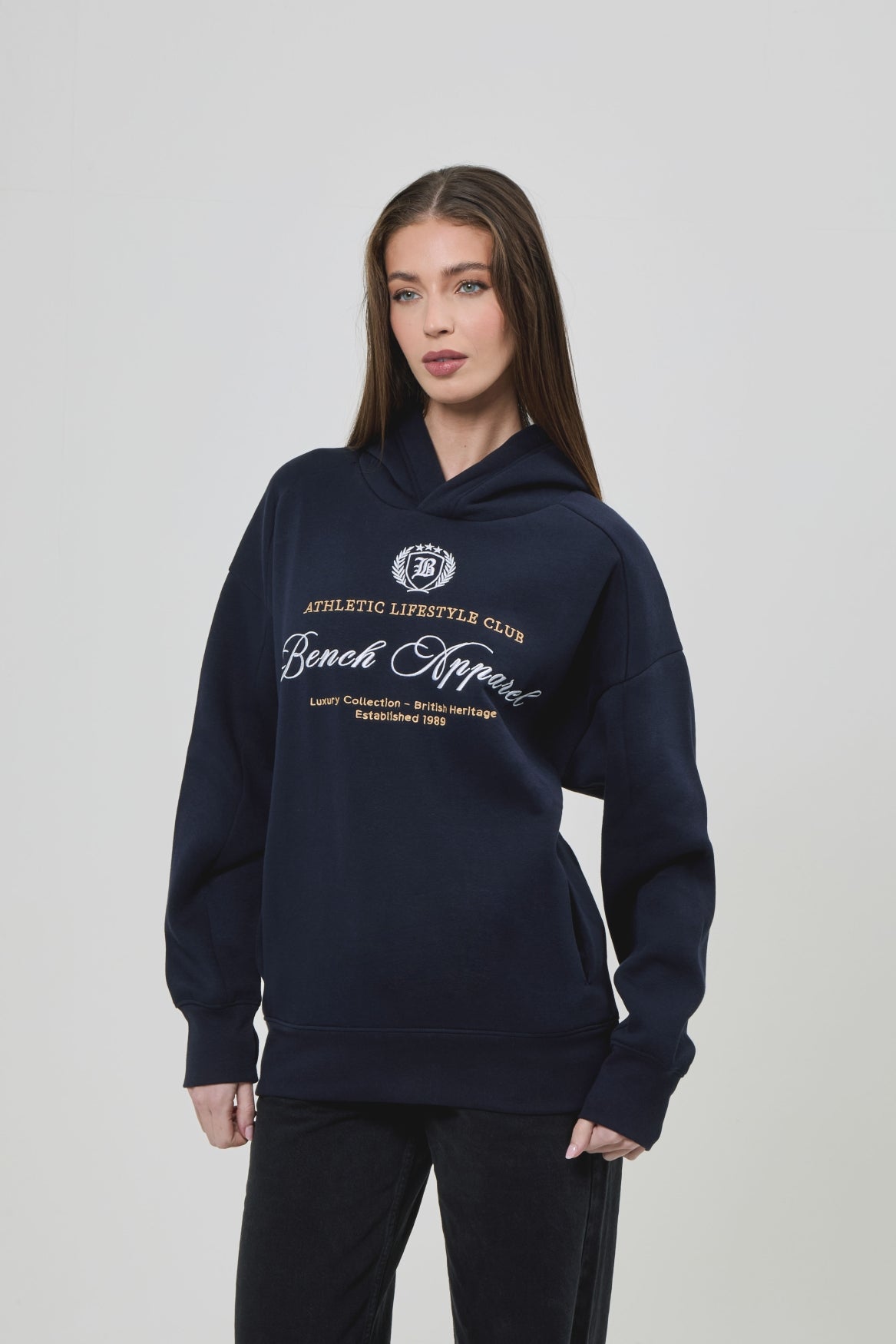 bench-contessa-hoodie-damen-schwarz-loose-fit image 6