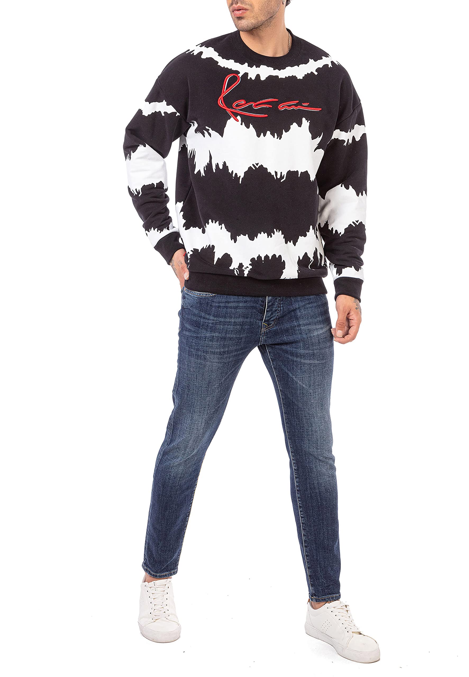 redbridge-sweatshirt-rundhals-pullover-schwarz-wei-l image 6