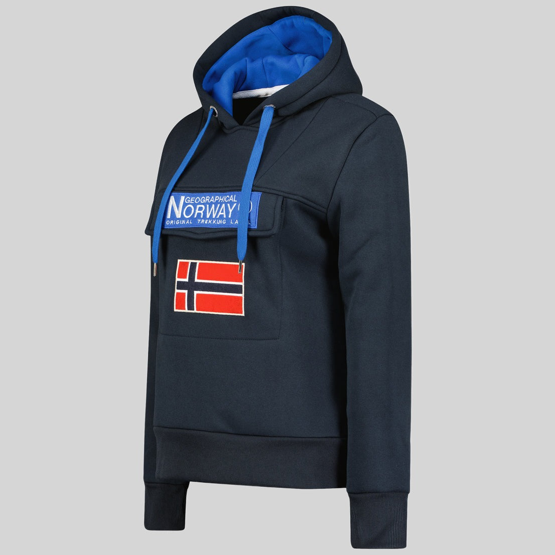 geographical-norway-gadrien-damen-hoodie-kapuzenpullover-stickerei image 3