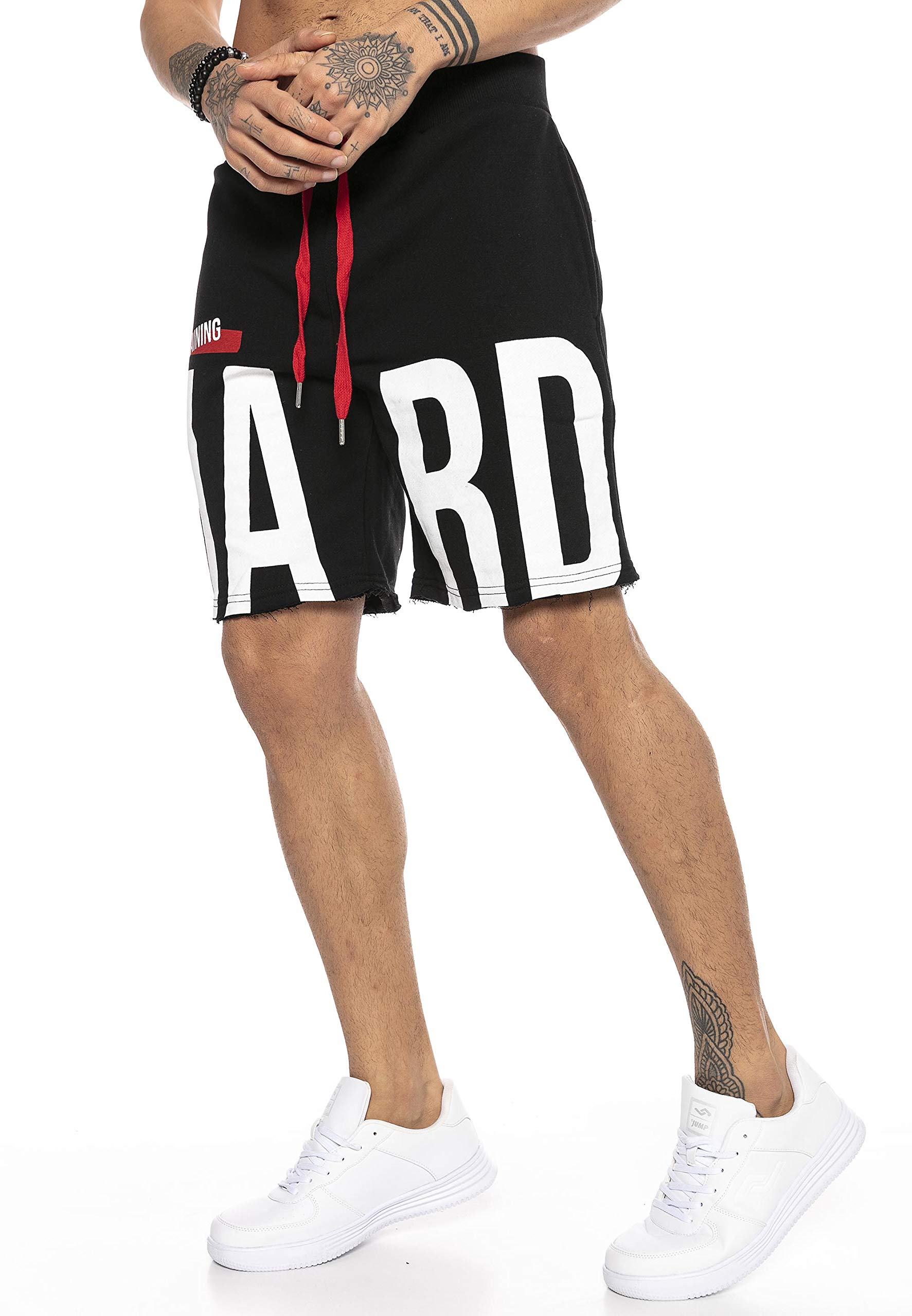 redbridge-premium-shorts-trainingshose-herren-schwarz-kurz image 4