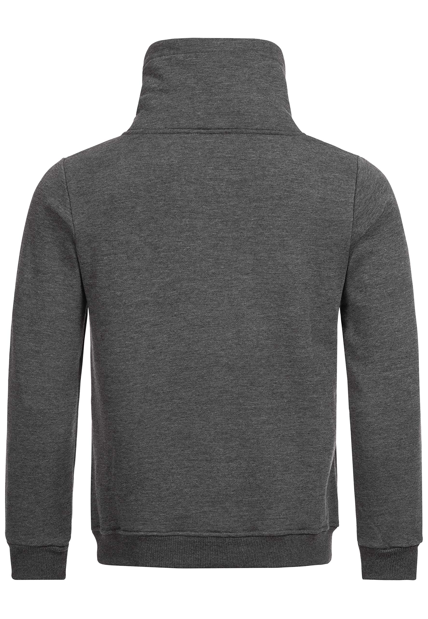 redbridge-pullover-herren-sweatshirt-schalkragen-grau image 2