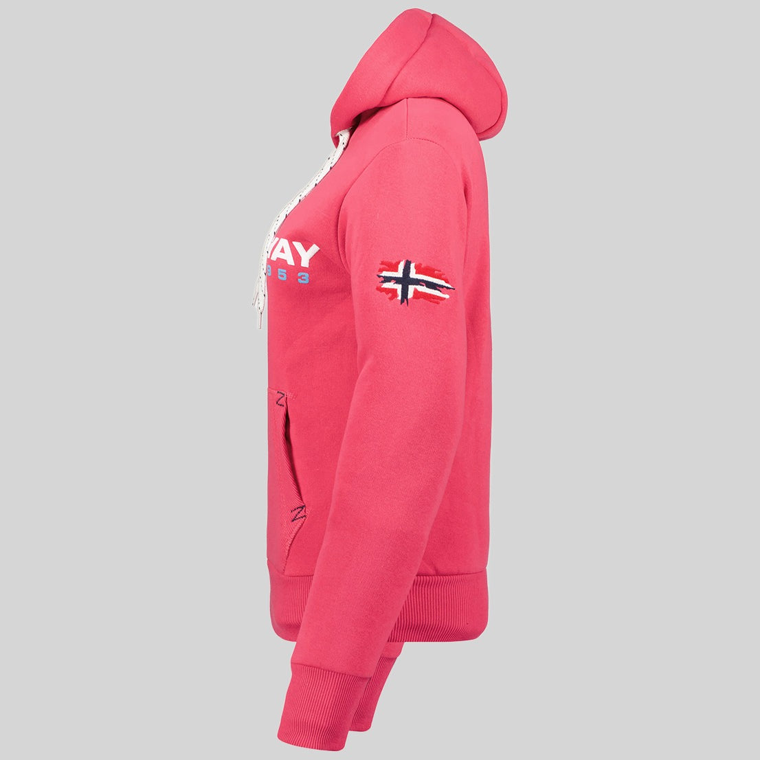 geographical-norway-goliver-sweatshirt-damen-mit-kapuze-rot image 8