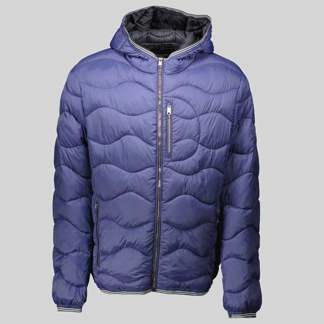 geographical-norway-devis-steppjacke-schwarz-herren-mit-kapuze image 3