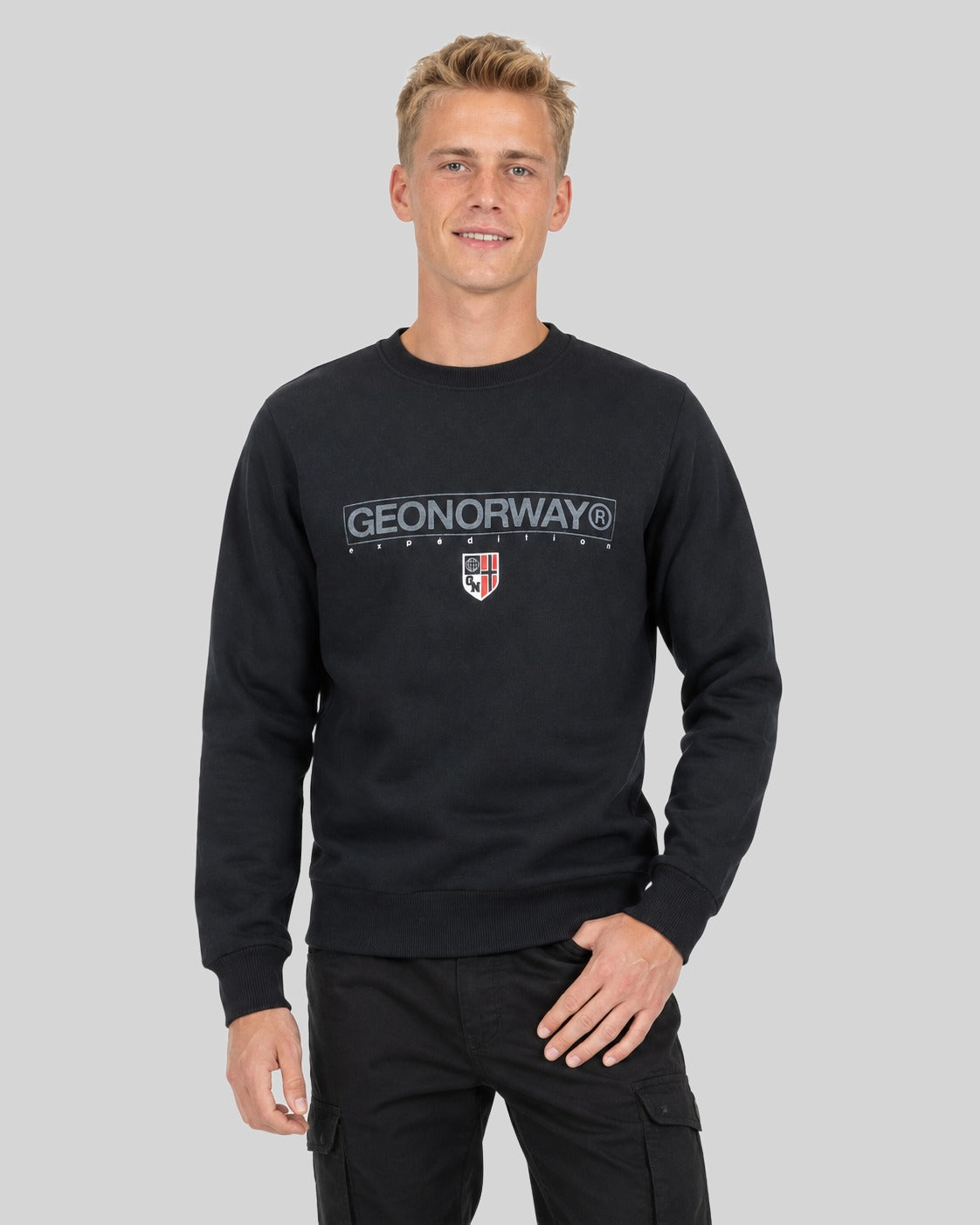 geographical-norway-gotrun-sweatshirt-herren-mit-frontprint image 1