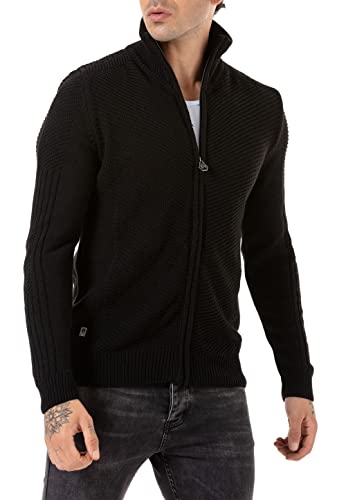 redbridge-cardigans-herren-strickjacke-rei-verschluss-grau image 7