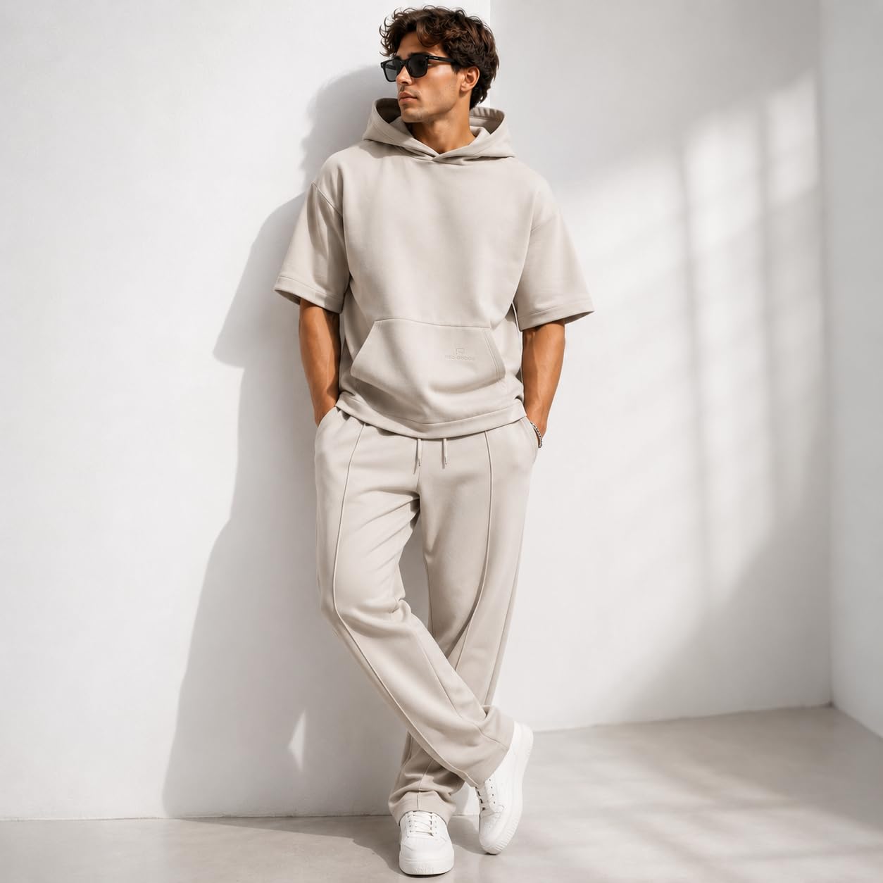 redbridge-basic-jogginganzug-t-shirt-hose-set-herren-grau image 2