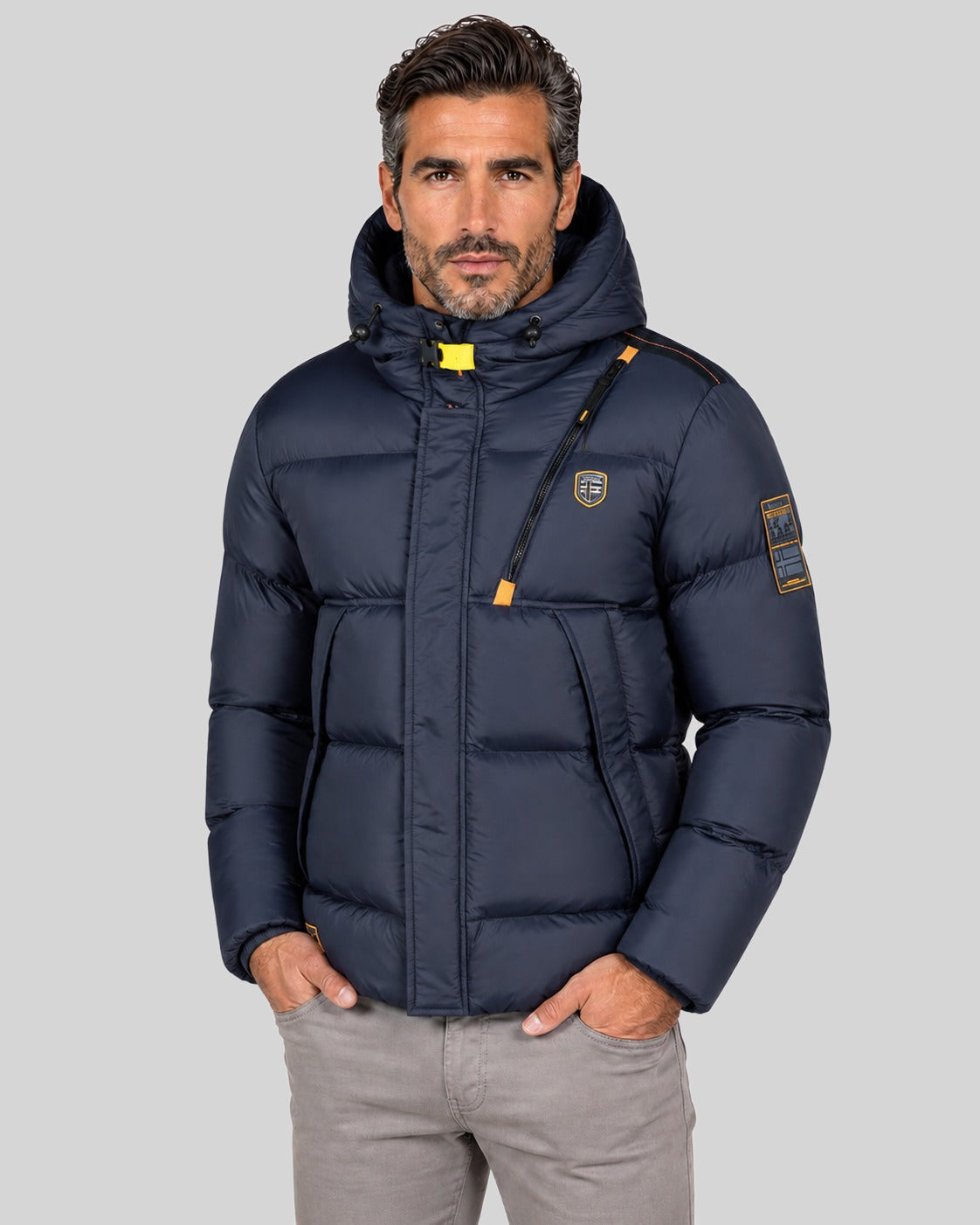 geographical-norway-bodir-parka-herren-kaki-winter-steppjacke image 6