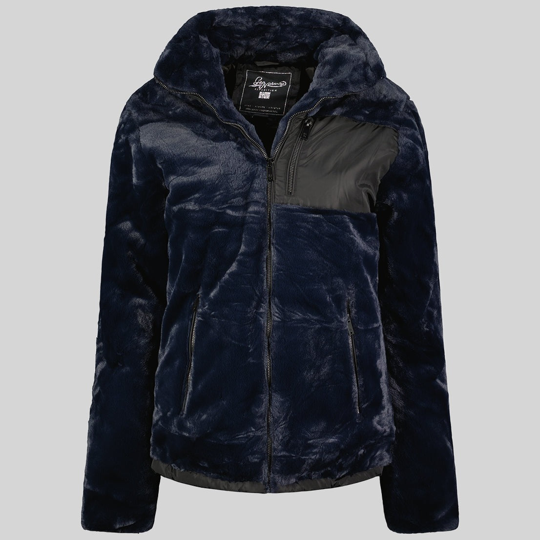 geographical-norway-dorothee-fleecejacke-marine-warme-polaire image 5