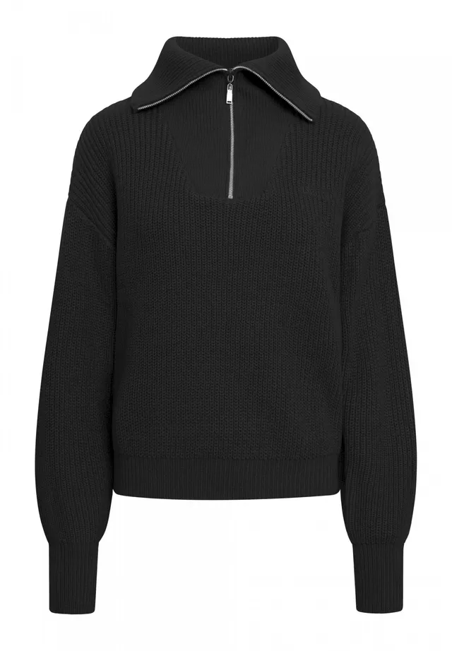 bench-thurynn-strickpullover-damen-black-oversized image 1