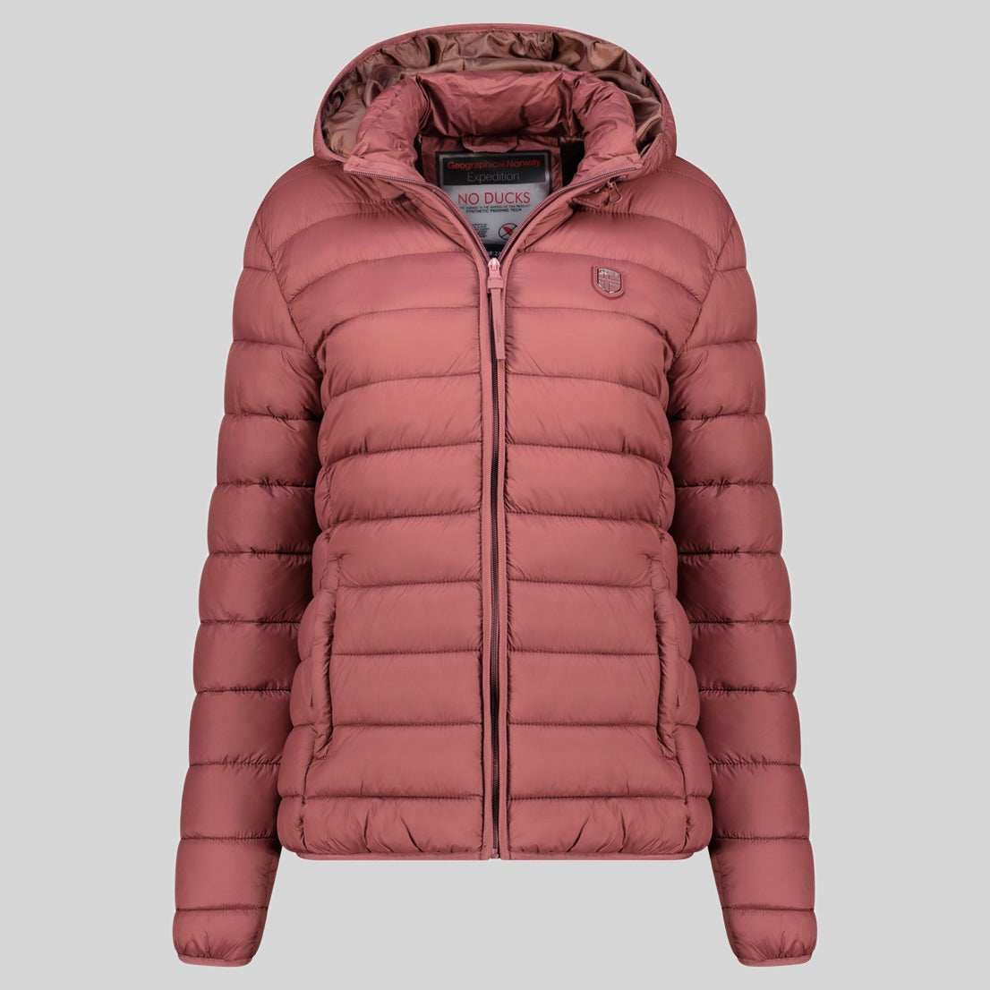 geographical-norway-atikotal-hood-damen-steppjacke-beige image 8
