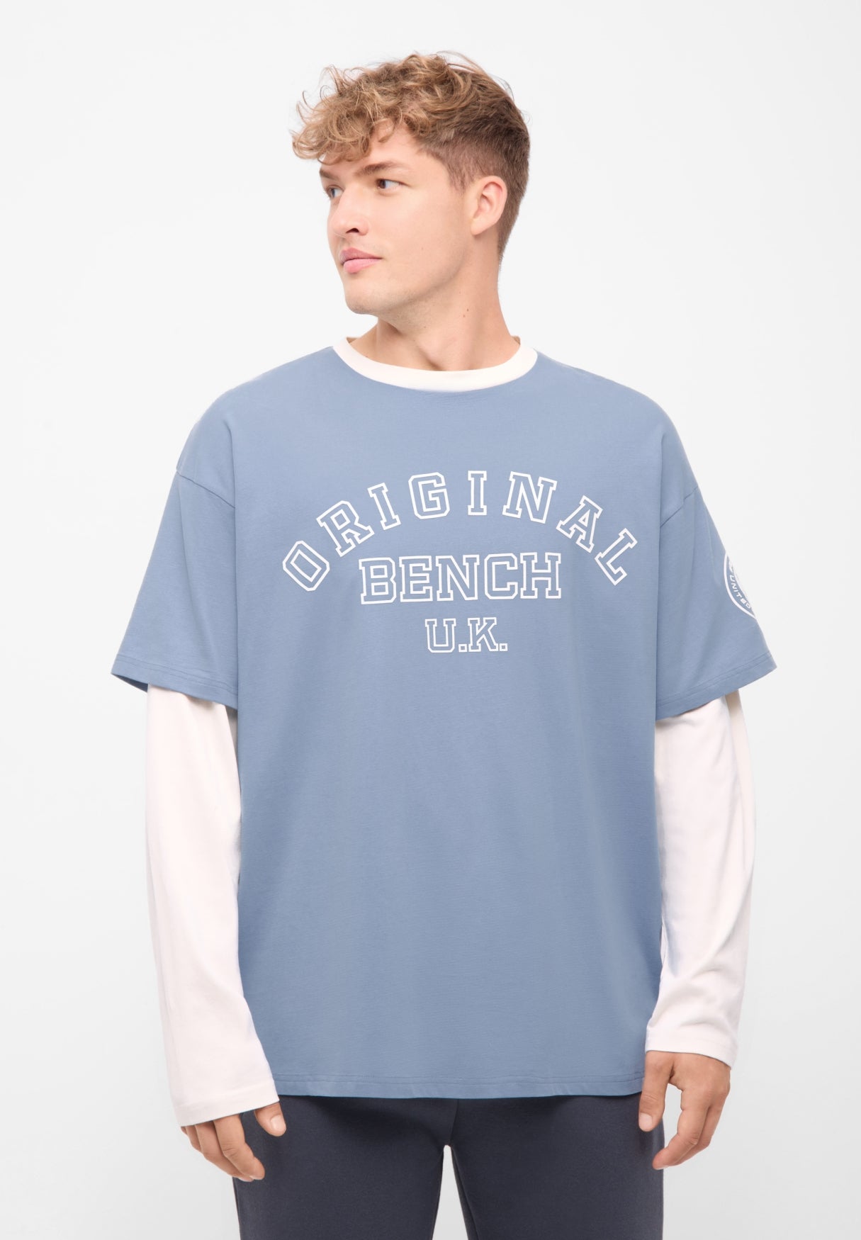 bench-noel-longsleeve-sweatshirt-herren-stonewash-loose-fit image 5