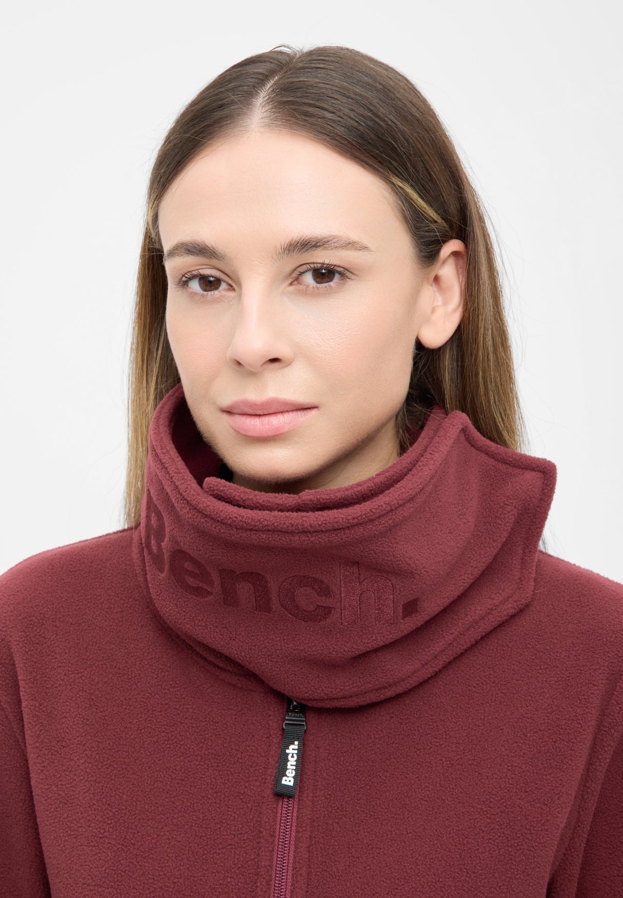 bench-bridgit-fleece-mantel-damen-schwarz-slim-fit image 4