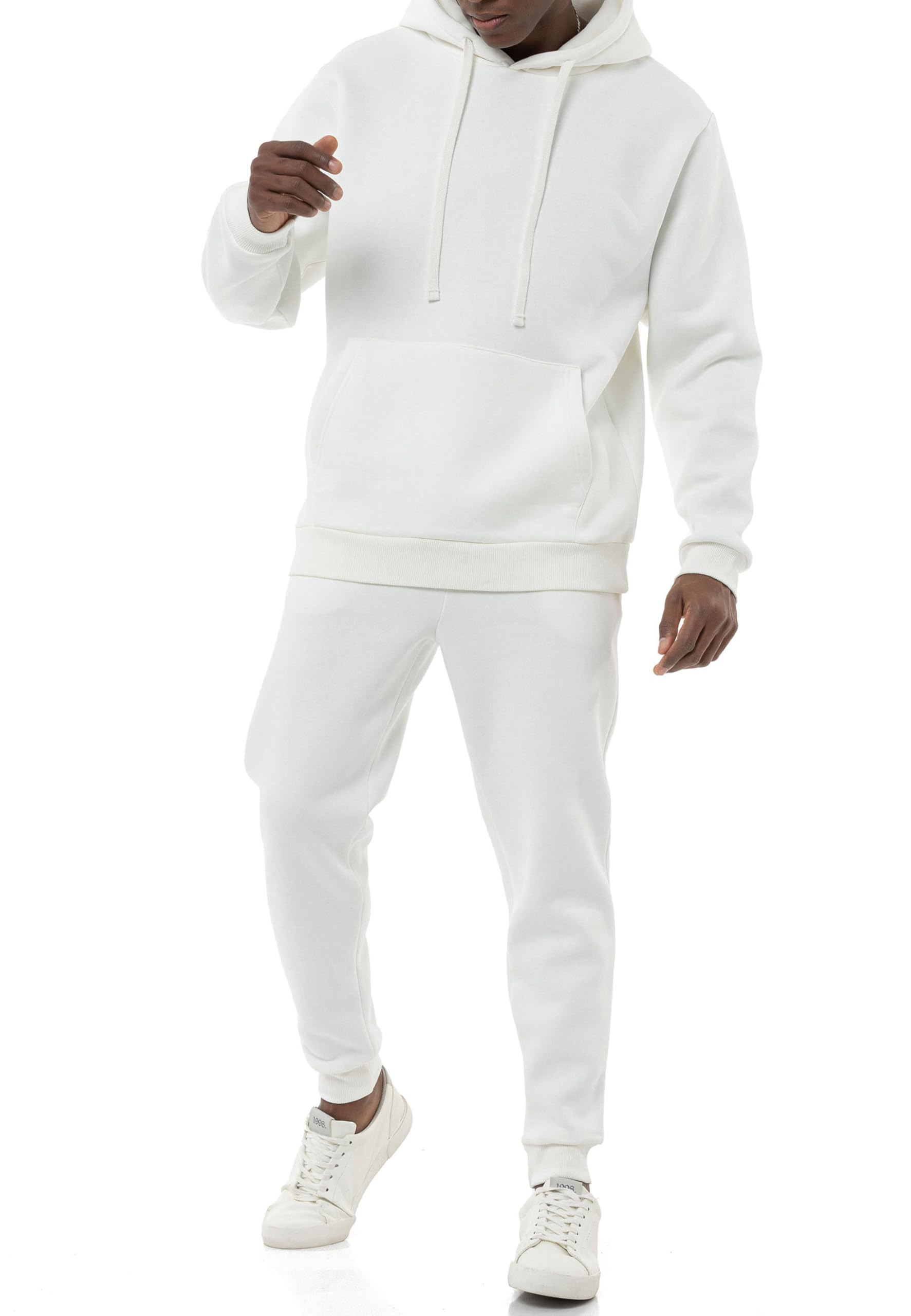 redbridge-jogginganzug-herren-set-grau-meliert-hoodie-hose image 8
