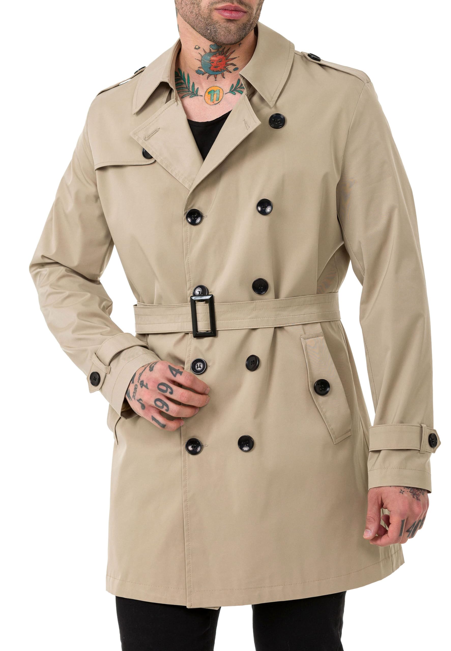 redbridge-m6132-trenchcoat-herren-beige-gr-s-leicht image 6
