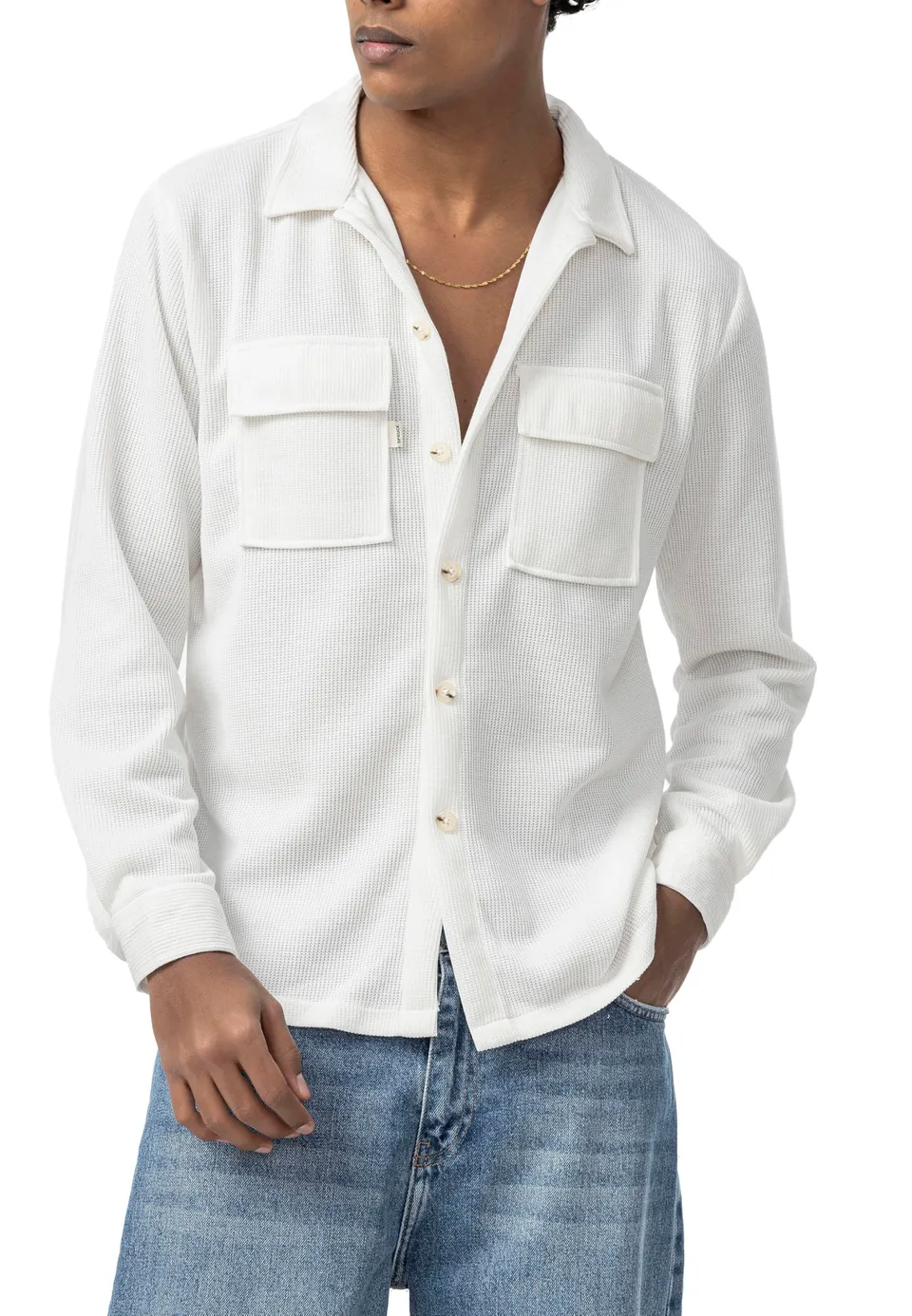 redbridge-overshirt-strukturstoff-herren-beige-oversized image 1
