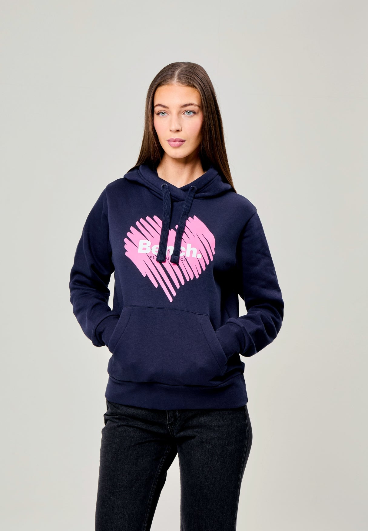 bench-lally-sweatshirt-damen-violett-mit-kapuze image 6