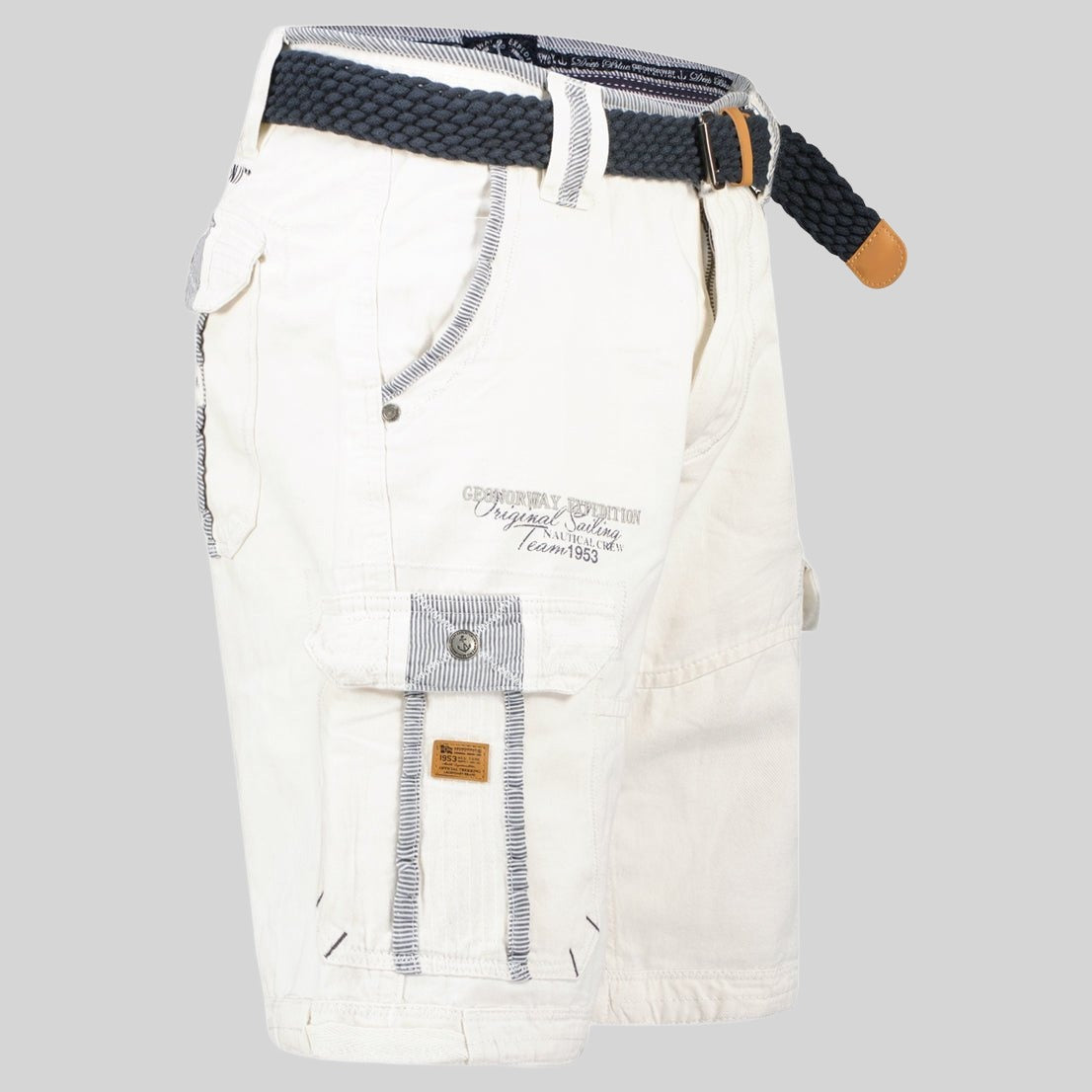 geographical-norway-paillette-herren-bermuda-marine-mit-taschen image 7