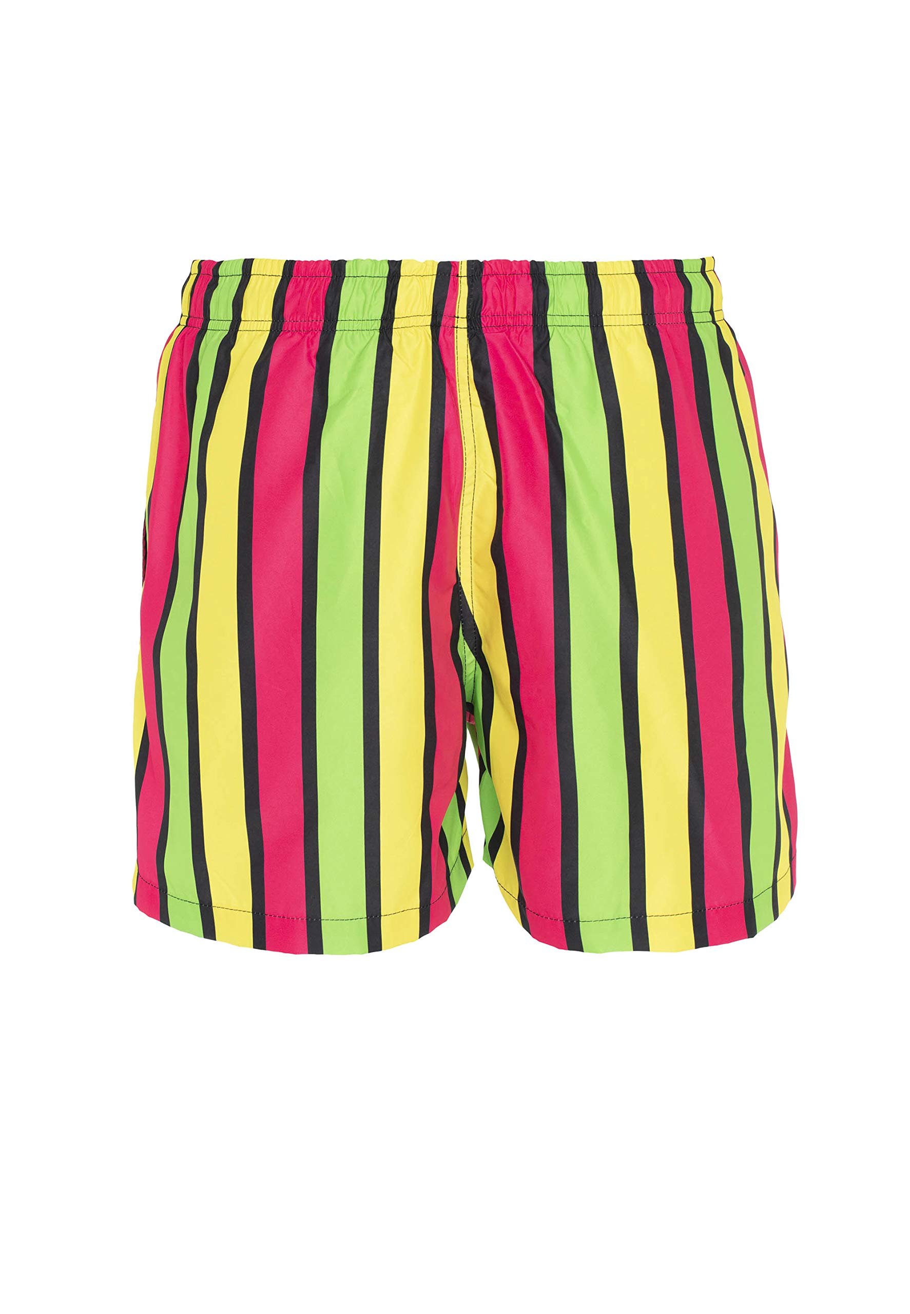 redbridge-shorts-herren-badehose-neon-stripes-gelb-l image 6