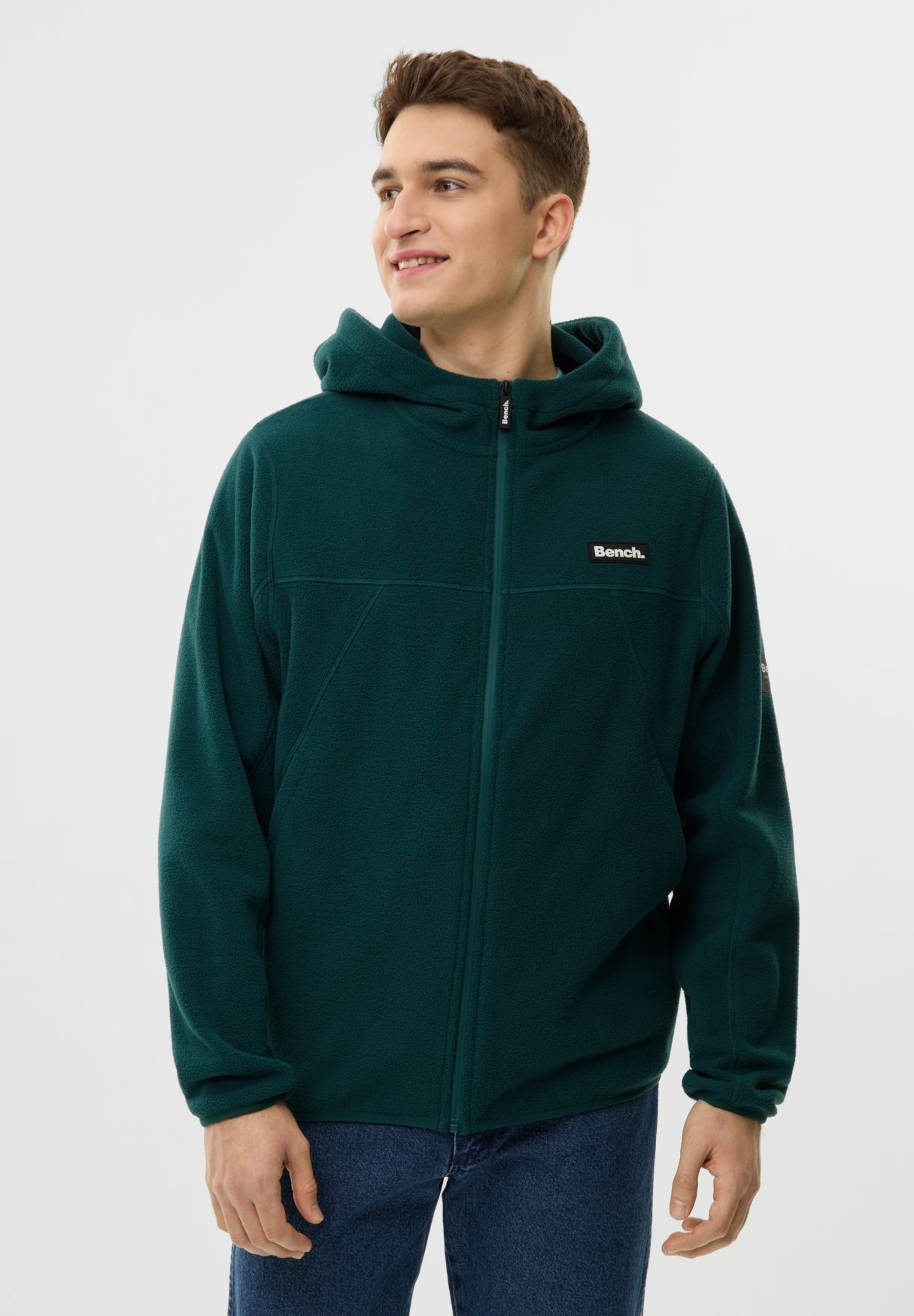 bench-nexter-fleecejacke-herren-oatmeal-regular-fit image 6
