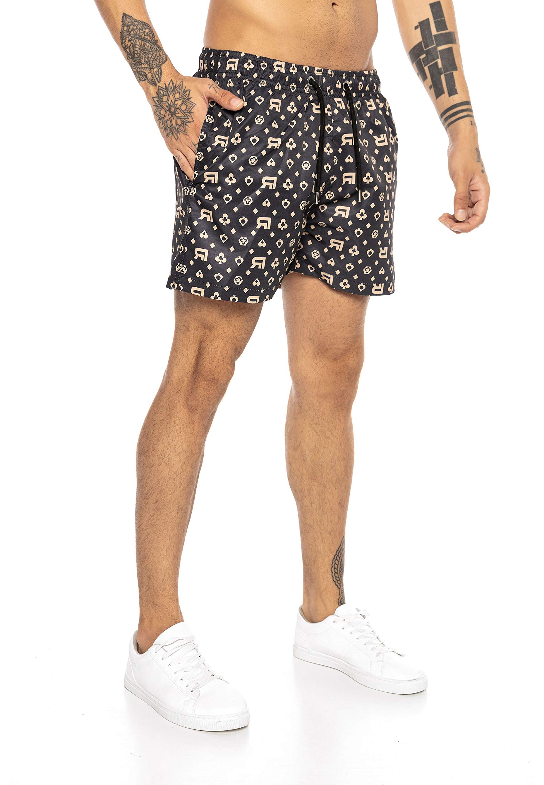 redbridge-shorts-luxury-badehose-schwarz-gr-l-schnelltrocknend image 3