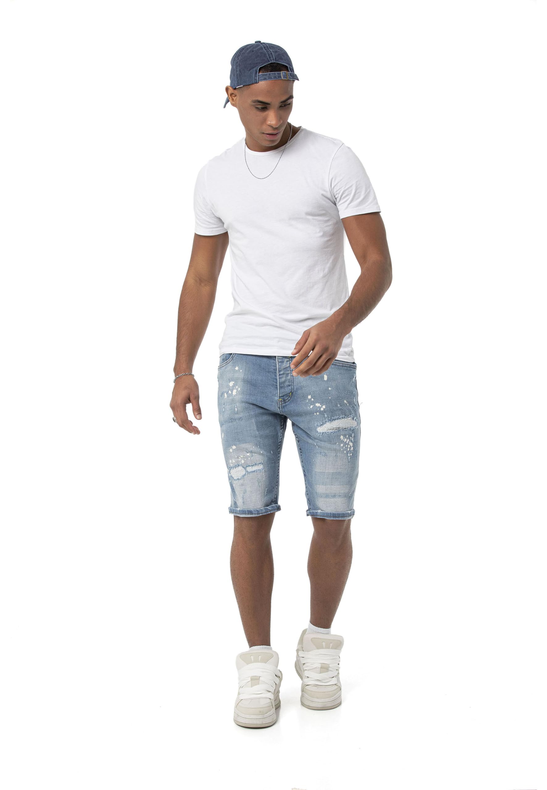 redbridge-m4896-jeans-shorts-herren-destroyed-stretch image 7