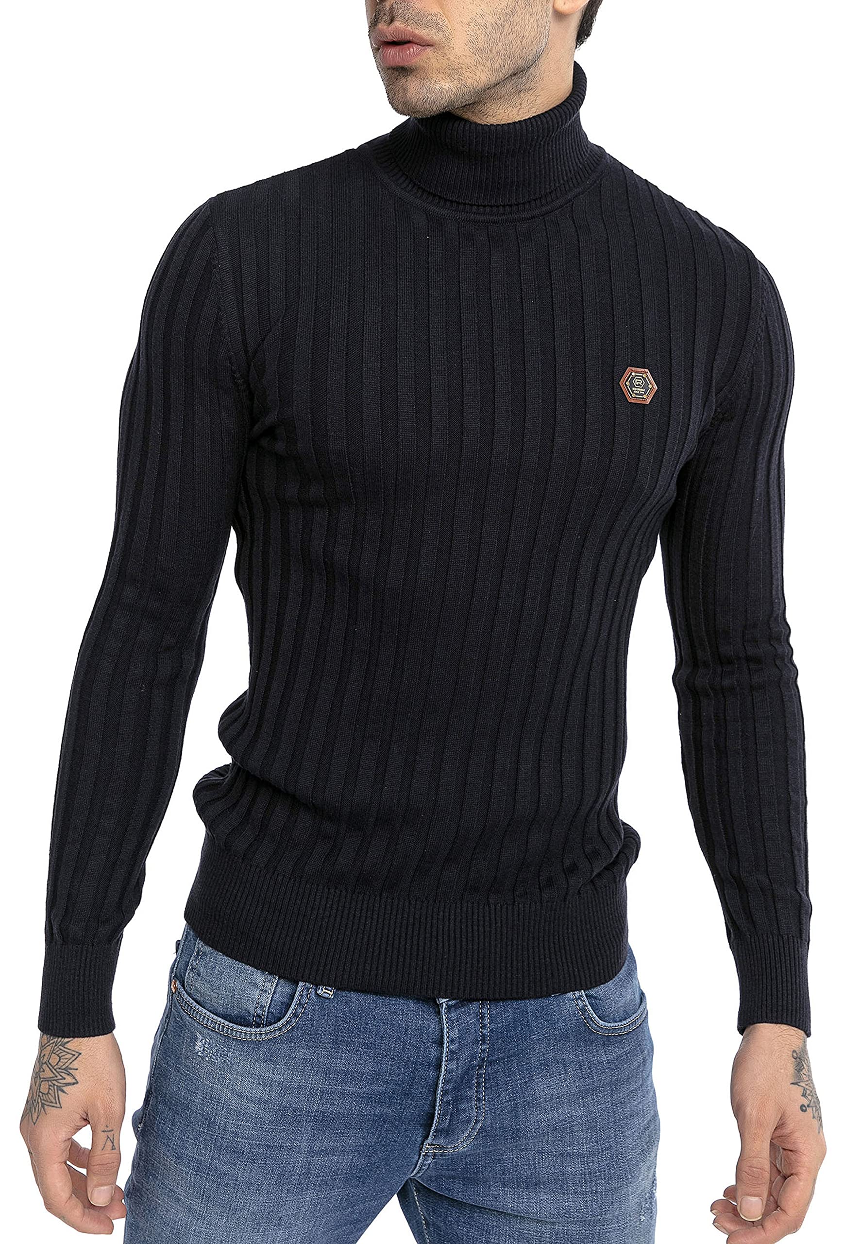 redbridge-pullover-rollkragen-strickpullover-herren-baumwolle image 6