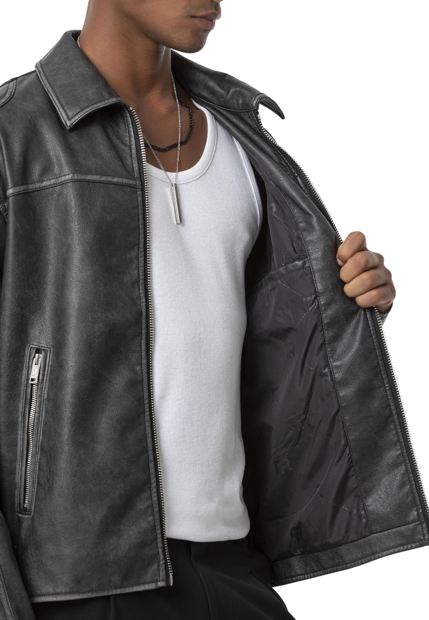 redbridge-vintage-kunstlederjacke-oversized-urban-jacke image 2