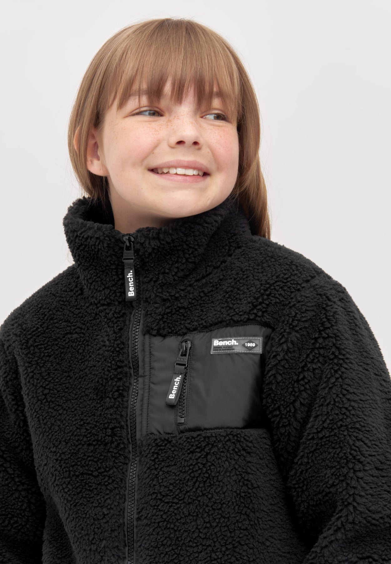 bench-hensley-fleecejacke-m-dchen-black-teddy image 4
