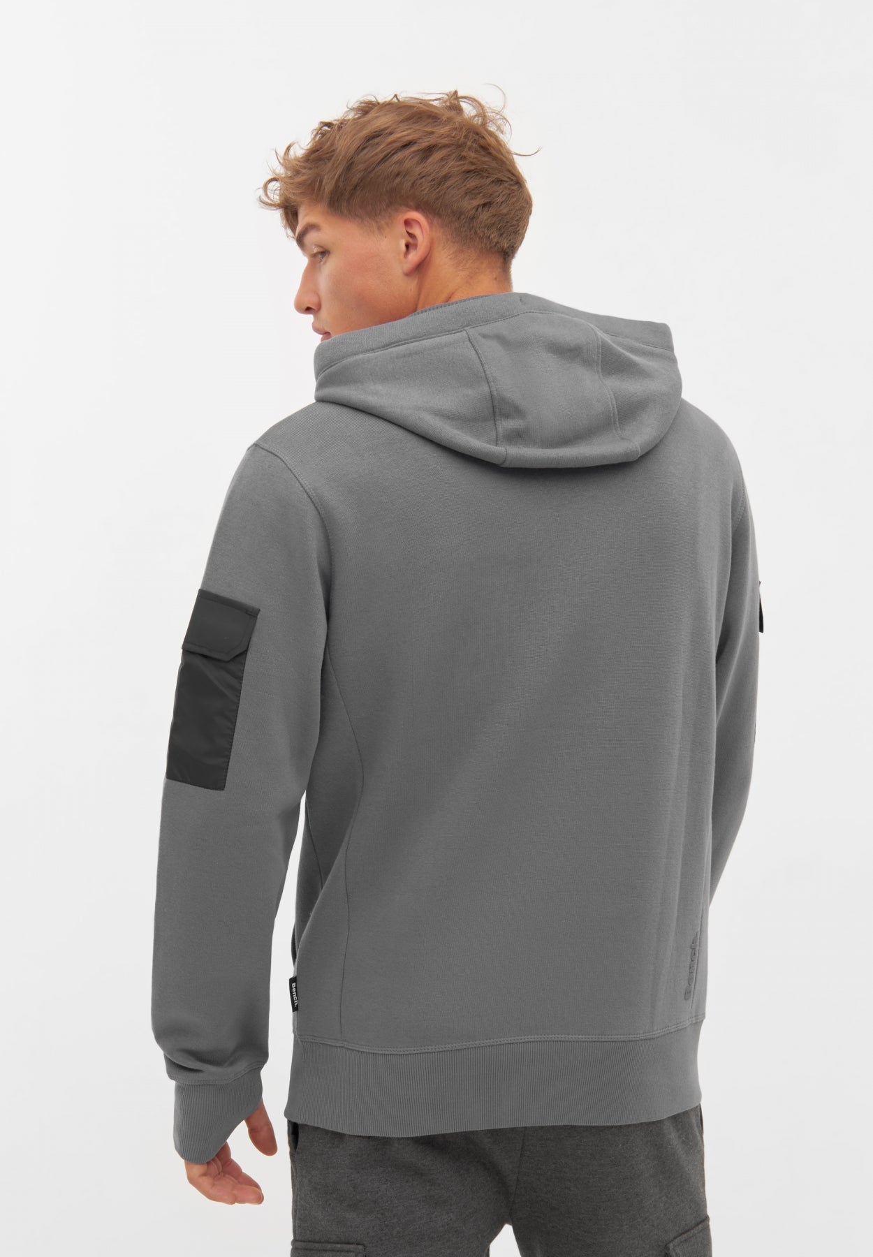 bench-xavier-hoodie-herren-steel-grey-mit-daumenl-chern image 3