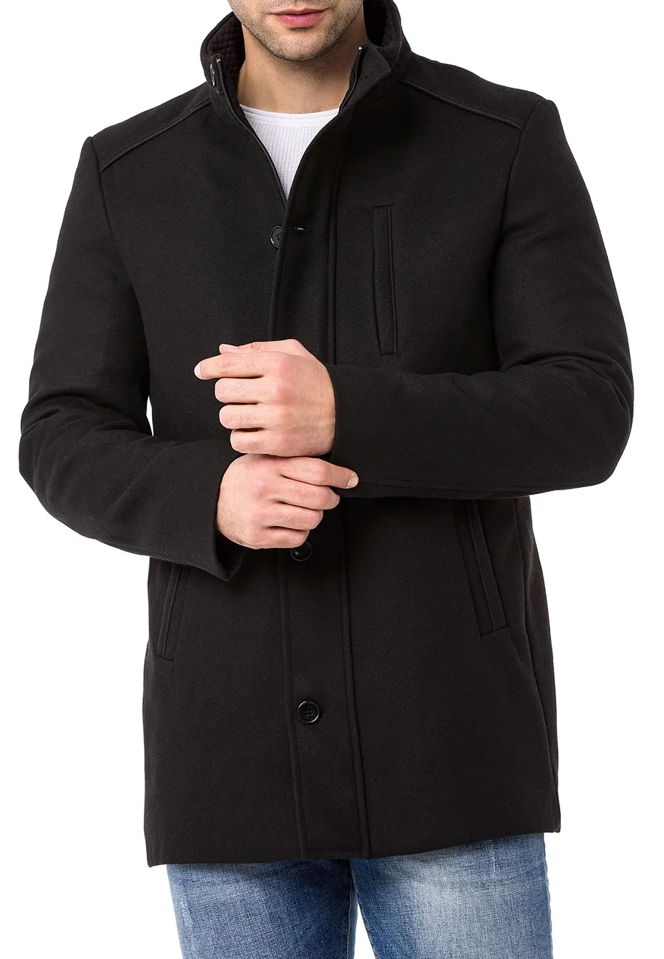 redbridge-trenchcoat-mantel-herren-xxl-polyester image 1