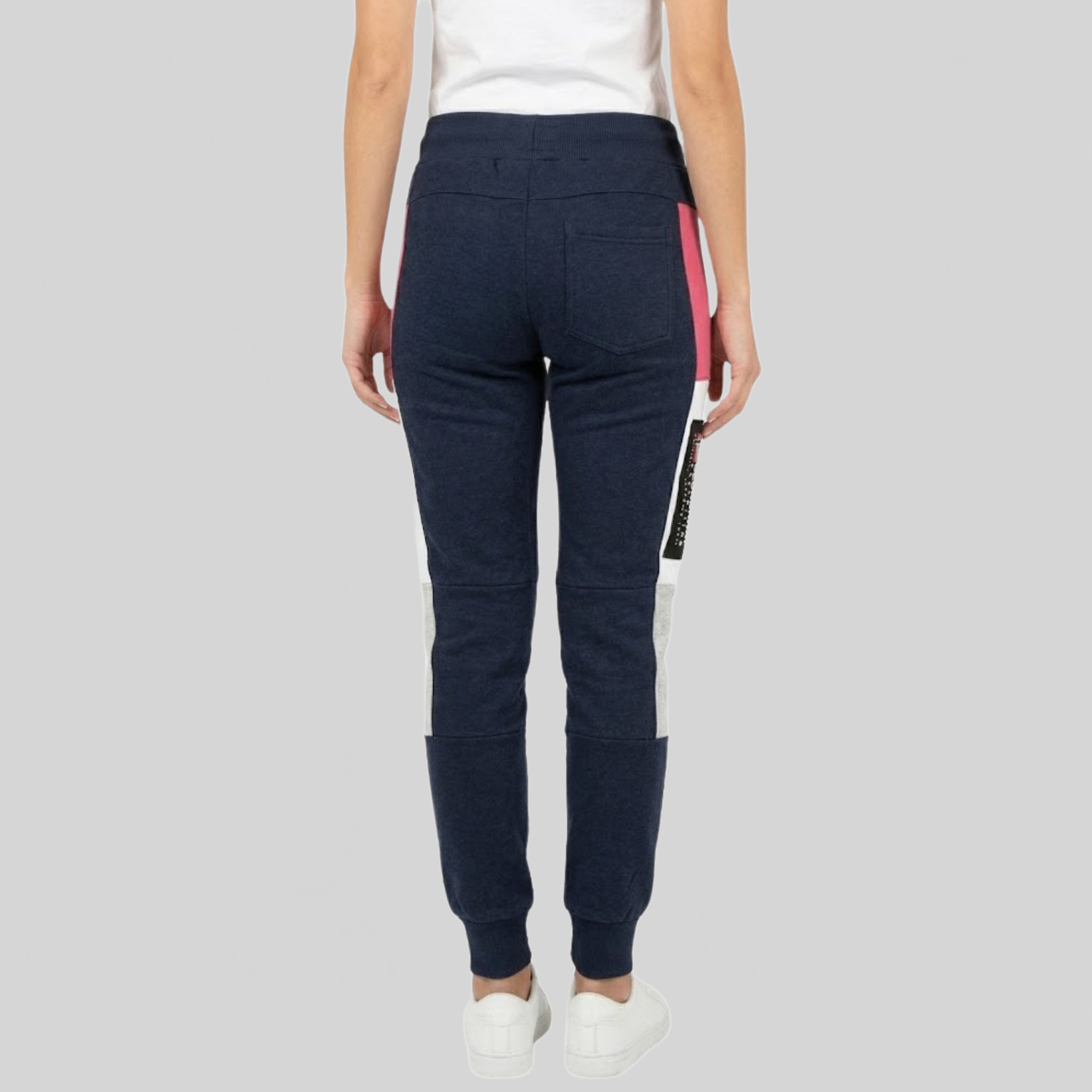 geographical-norway-molem-jogginghose-damen-marine-streifen image 2
