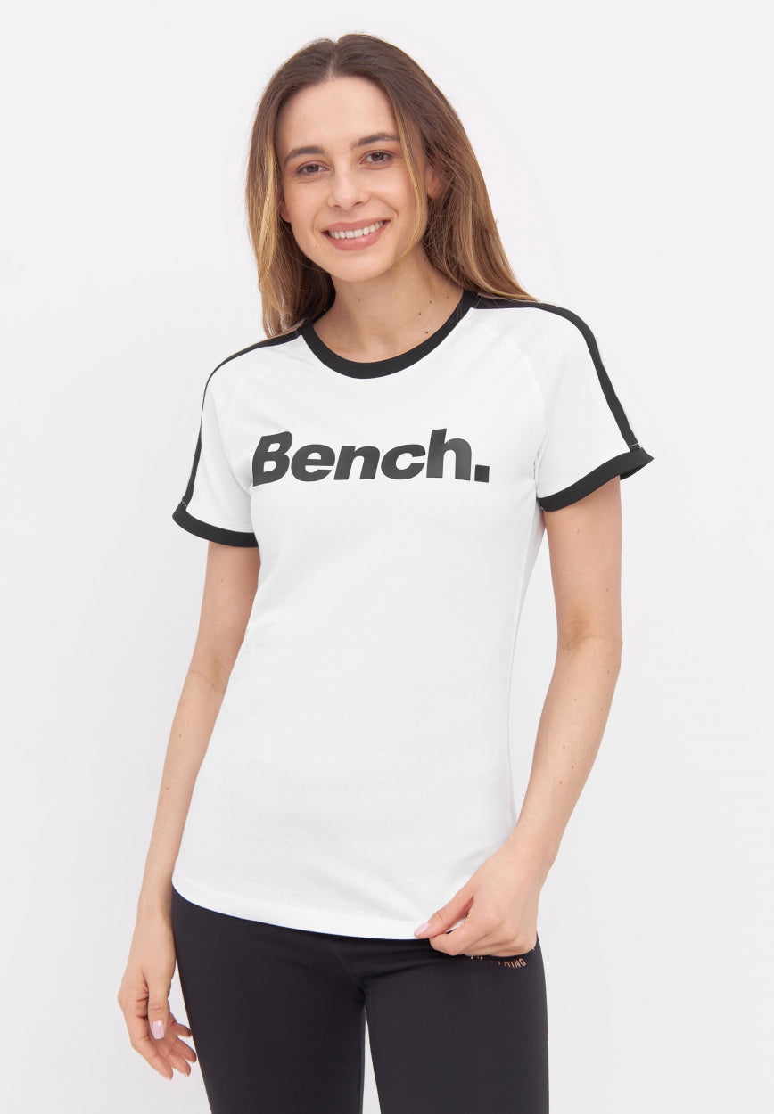 bench-annora-shirt-t-shirt-damen-wei-baumwolle-logo image 2