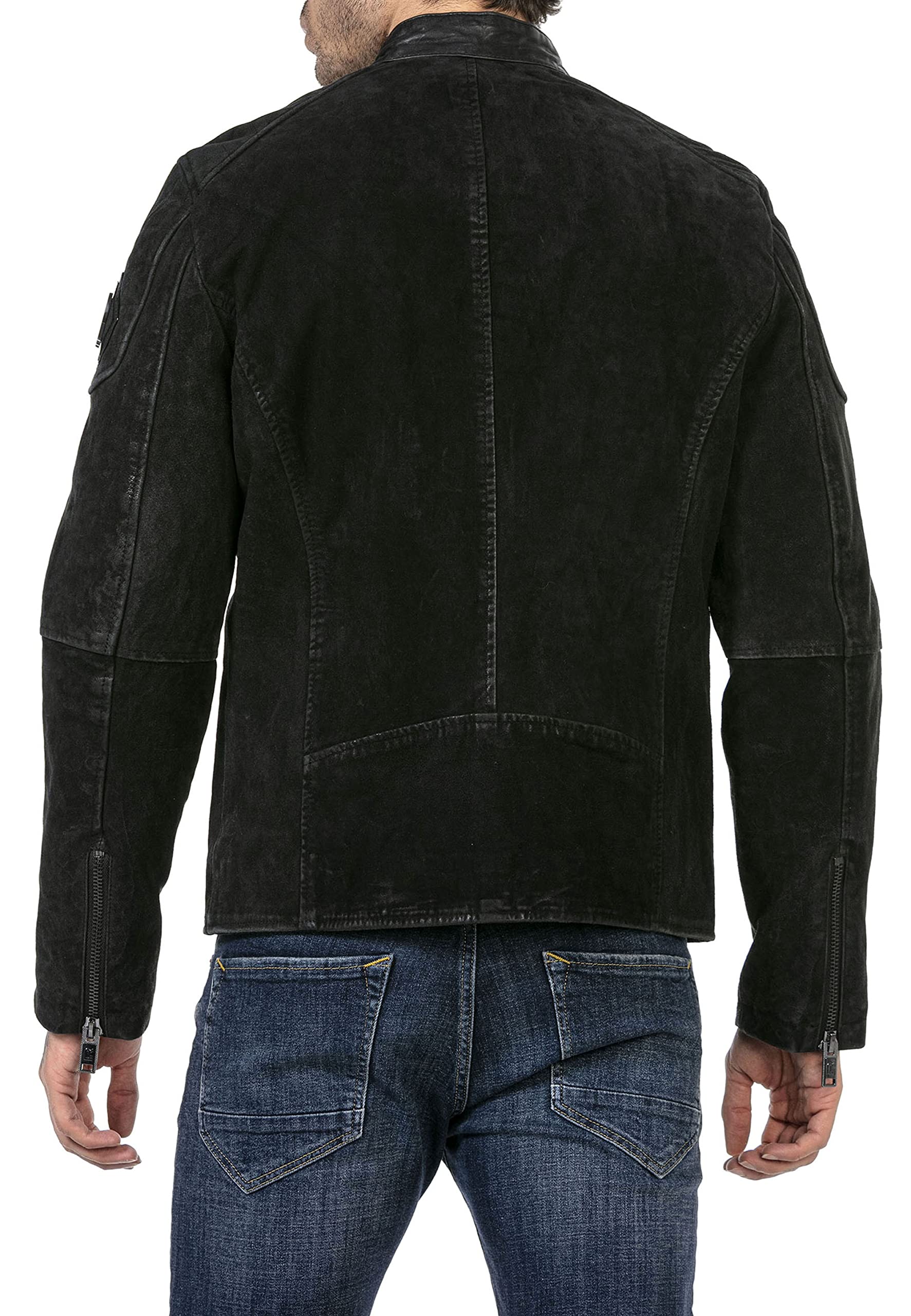 redbridge-lederjacke-herren-bikerjacke-echtleder-vintage image 6