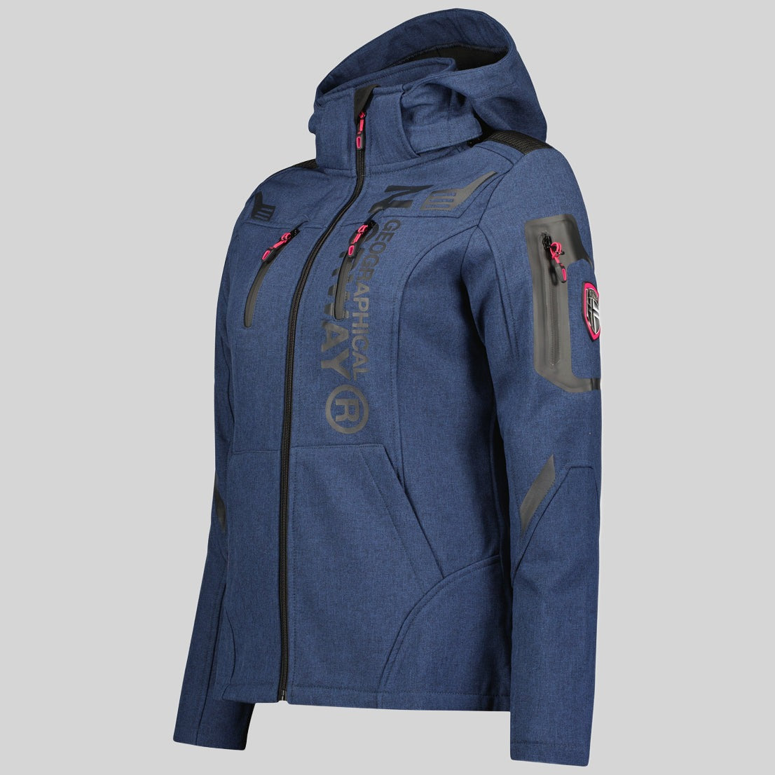 geographical-norway-truffe-softshelljacke-damen-marine image 3