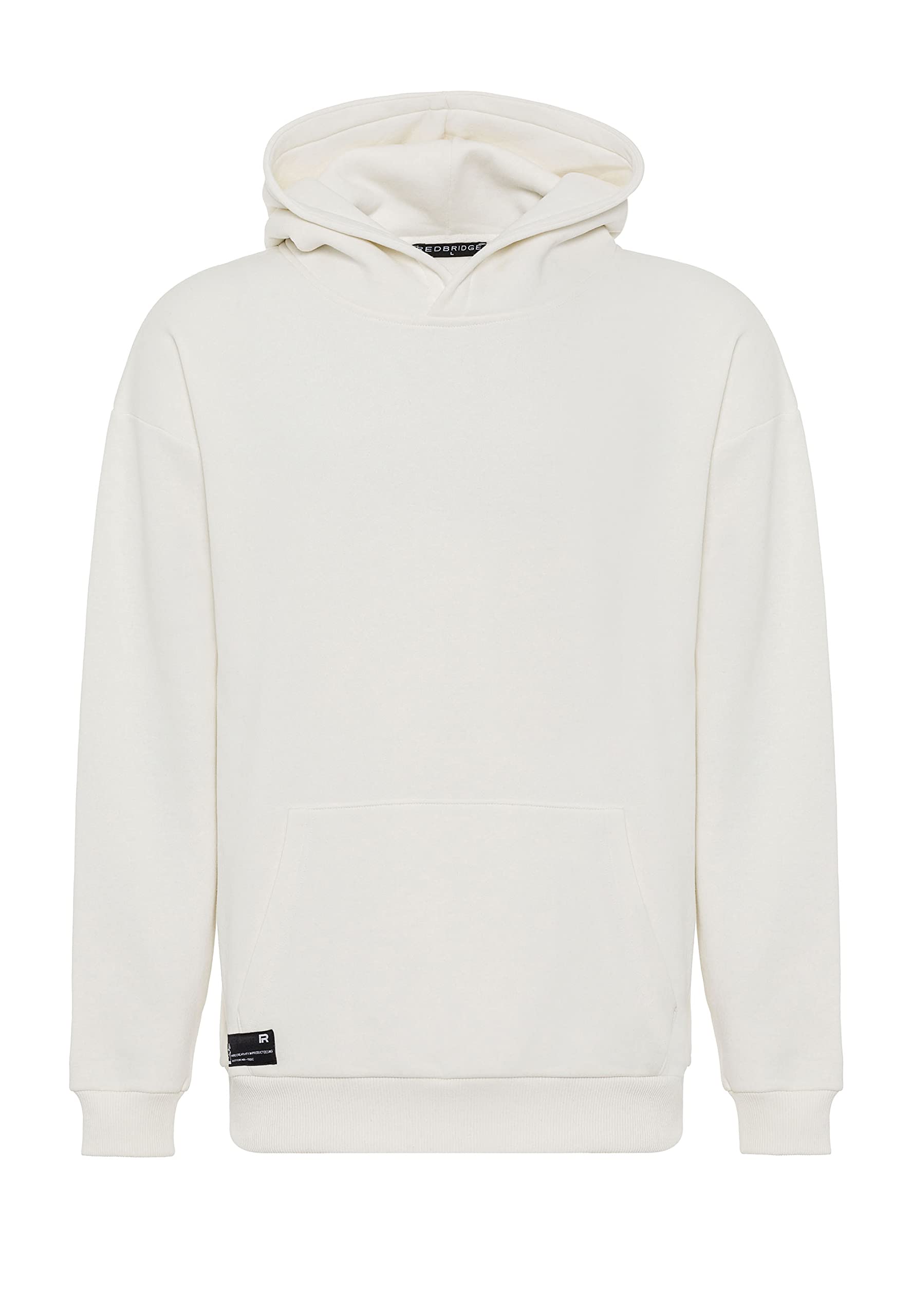 redbridge-m2217-basic-hoodie-kapuzenpullover-herren-grau image 6