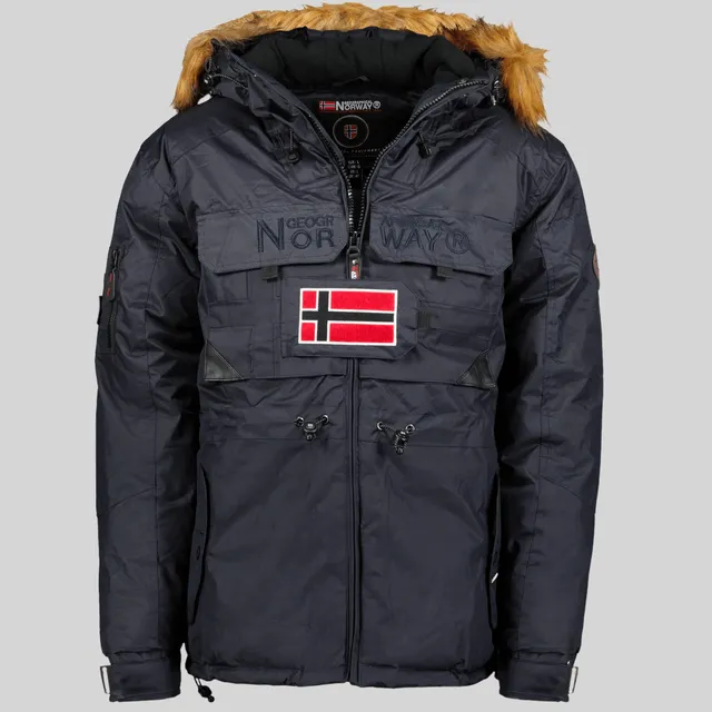 geographical-norway-bench-parka-herren-marine-fellkapuze image 1