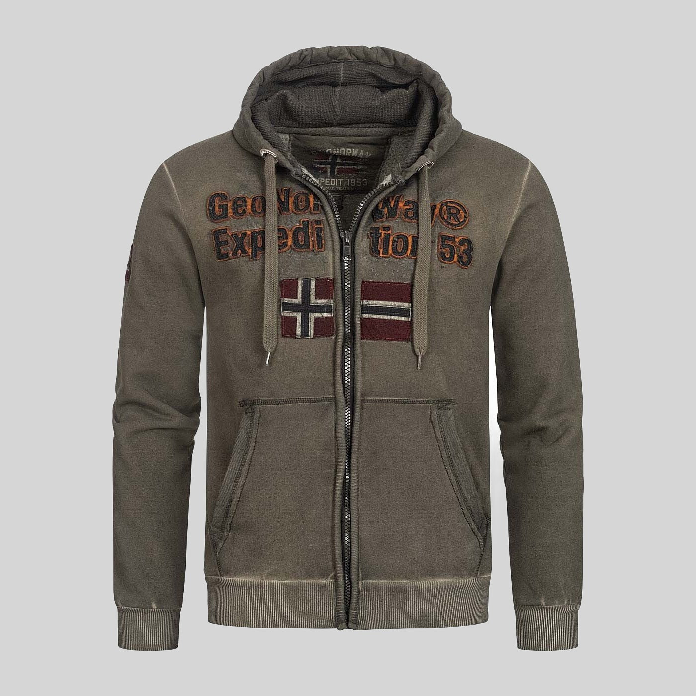 geographical-norway-gimdo-herren-kapuzenpullover-kaki image 3