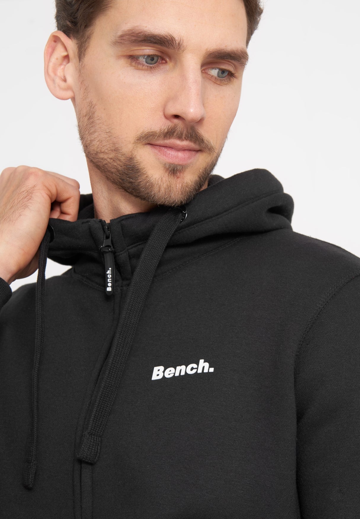 bench-maslow-zip-hoodie-herren-mid-blue-kapuze image 8