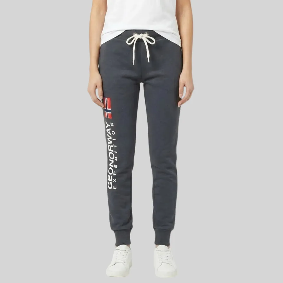 geographical-norway-machal-damen-jogginghose-schwarz-mit-print image 1