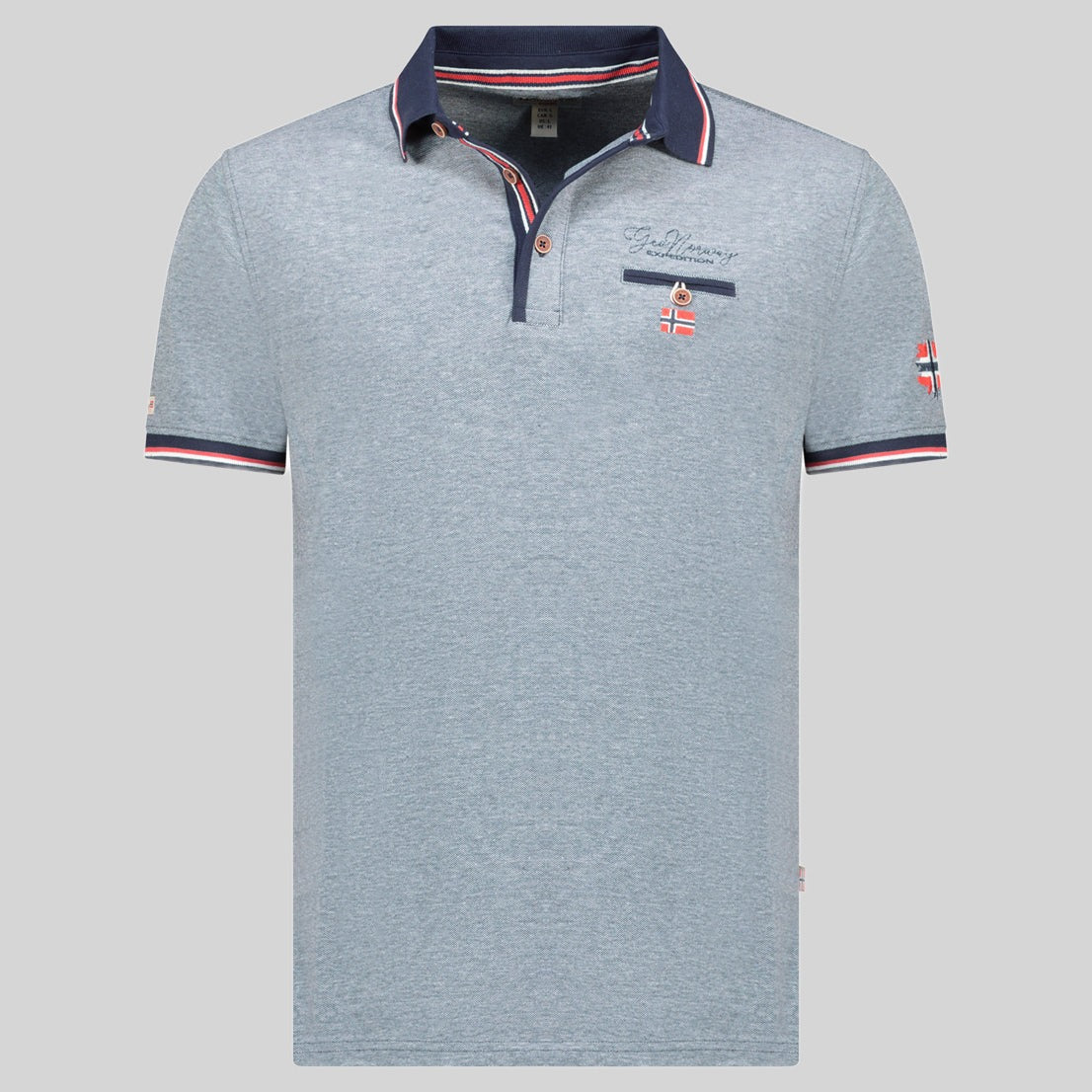 geographical-norway-kblended-herren-polo-matcha-baumwolle image 6