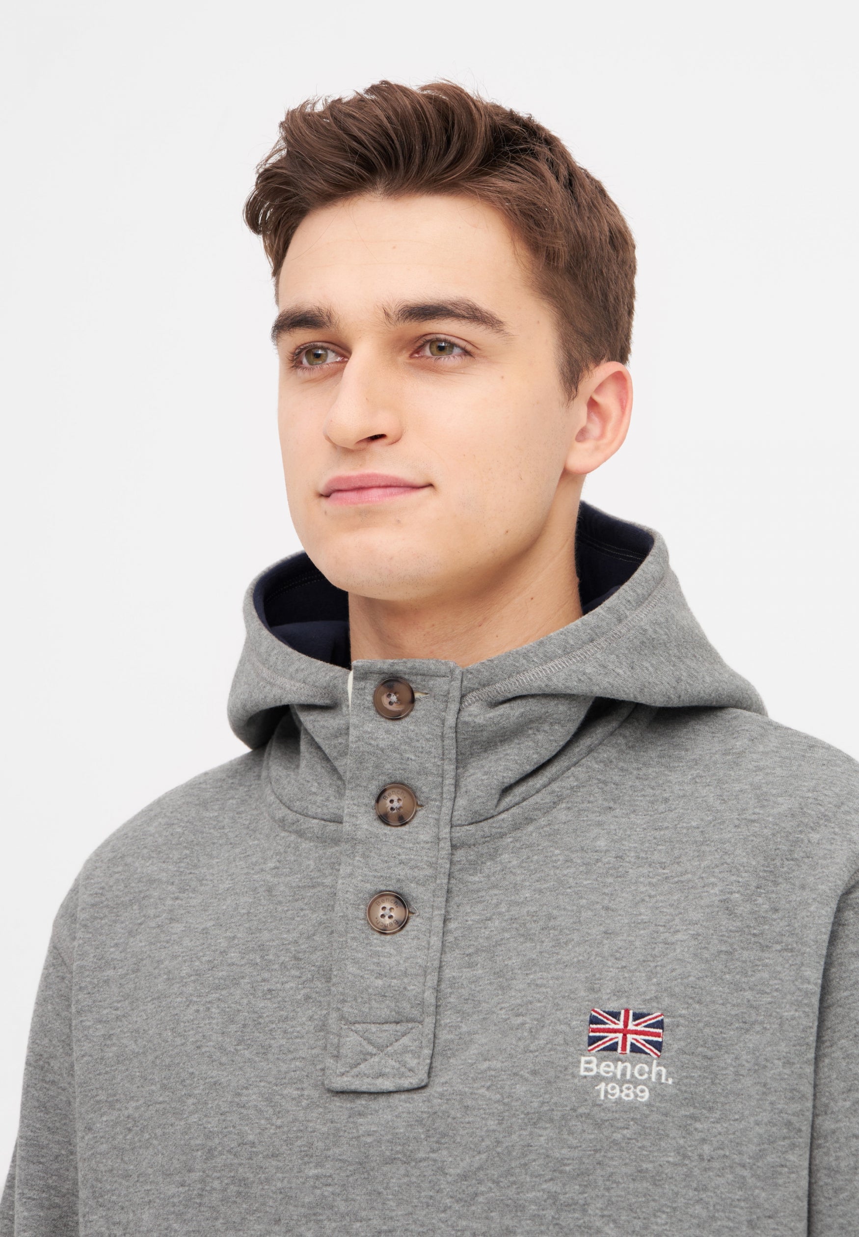 bench-kalmar-hoodie-herren-maritime-blue-knopfleiste image 4