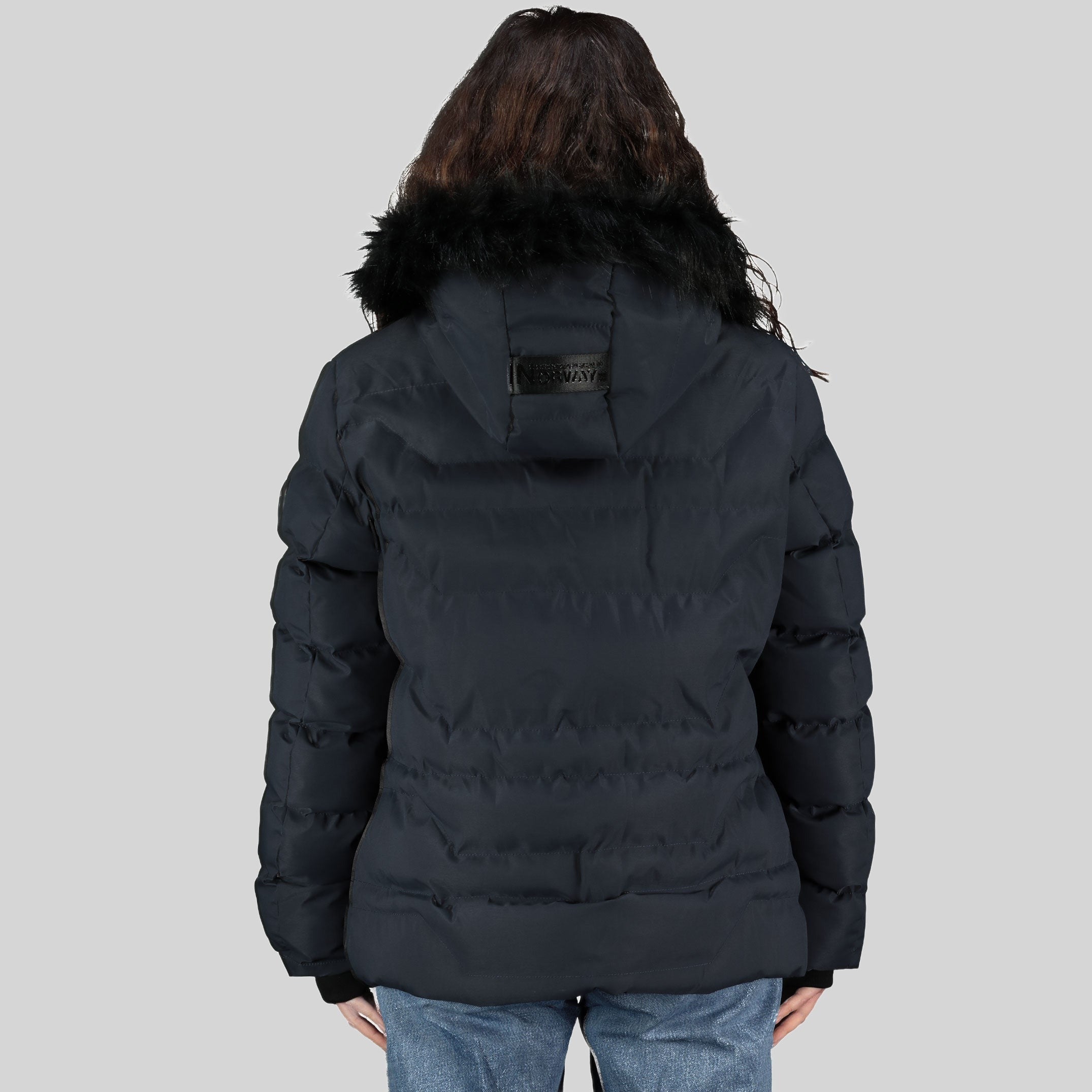 geographical-norway-bianca-damen-parka-beige-kurz-mit-fellkapuze image 6
