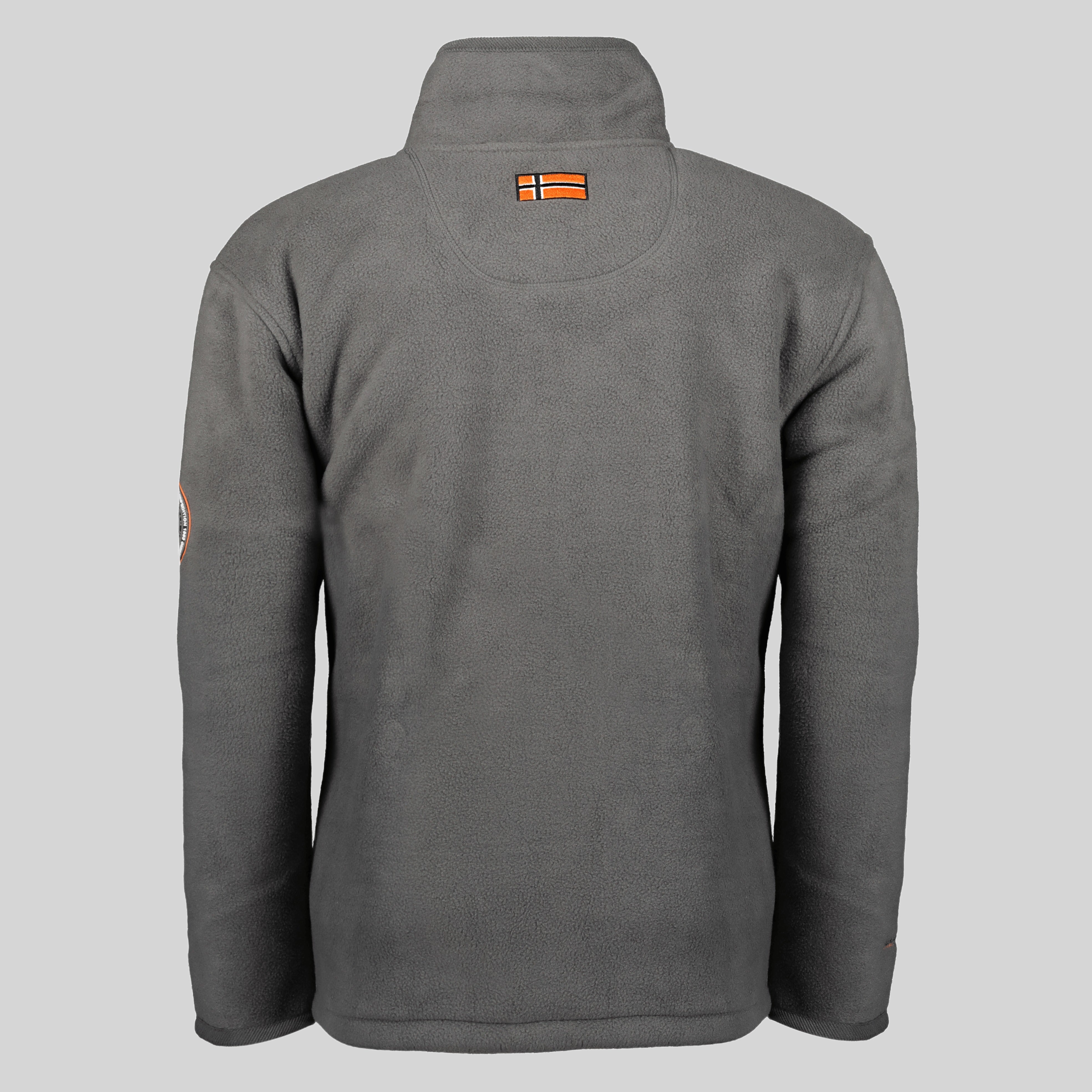 geographical-norway-usine-herren-fleecejacke-dunkelgrau-sherpa image 2