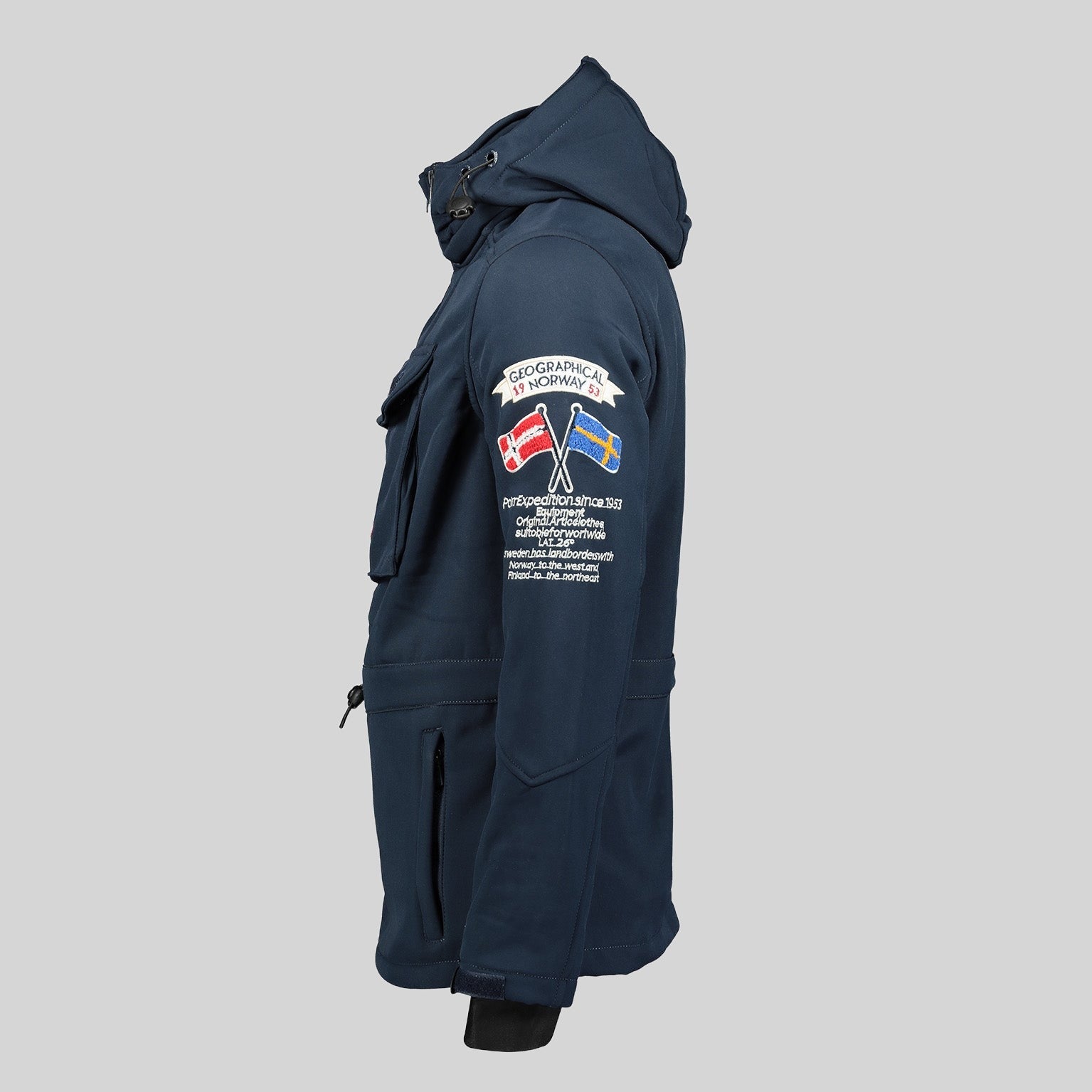 geographical-norway-target-softshelljacke-herren-schwarz-winddicht image 8